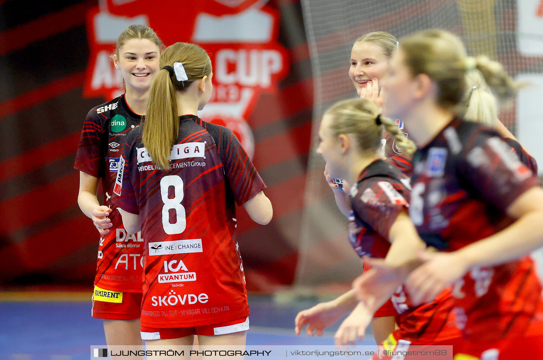 USM F18 Steg 3 Skövde HF-IK Baltichov 17-20,dam,Skövde Idrottshall,Skövde,Sverige,Ungdoms-SM,Handboll,2023,302801