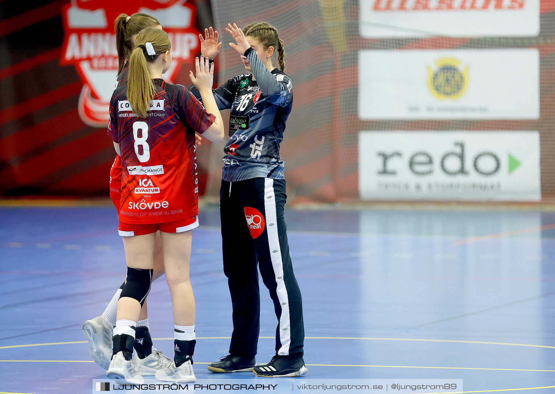 USM F18 Steg 3 Skövde HF-IK Baltichov 17-20,dam,Skövde Idrottshall,Skövde,Sverige,Ungdoms-SM,Handboll,2023,302804