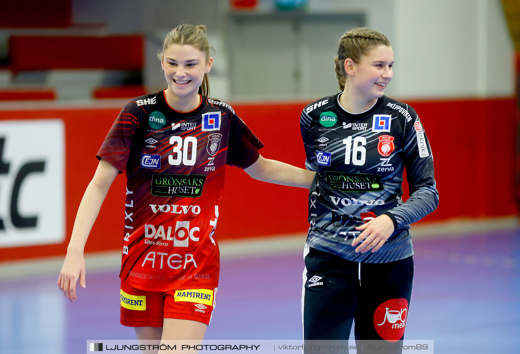 USM F18 Steg 3 Skövde HF-IK Baltichov 17-20,dam,Skövde Idrottshall,Skövde,Sverige,Ungdoms-SM,Handboll,2023,302805