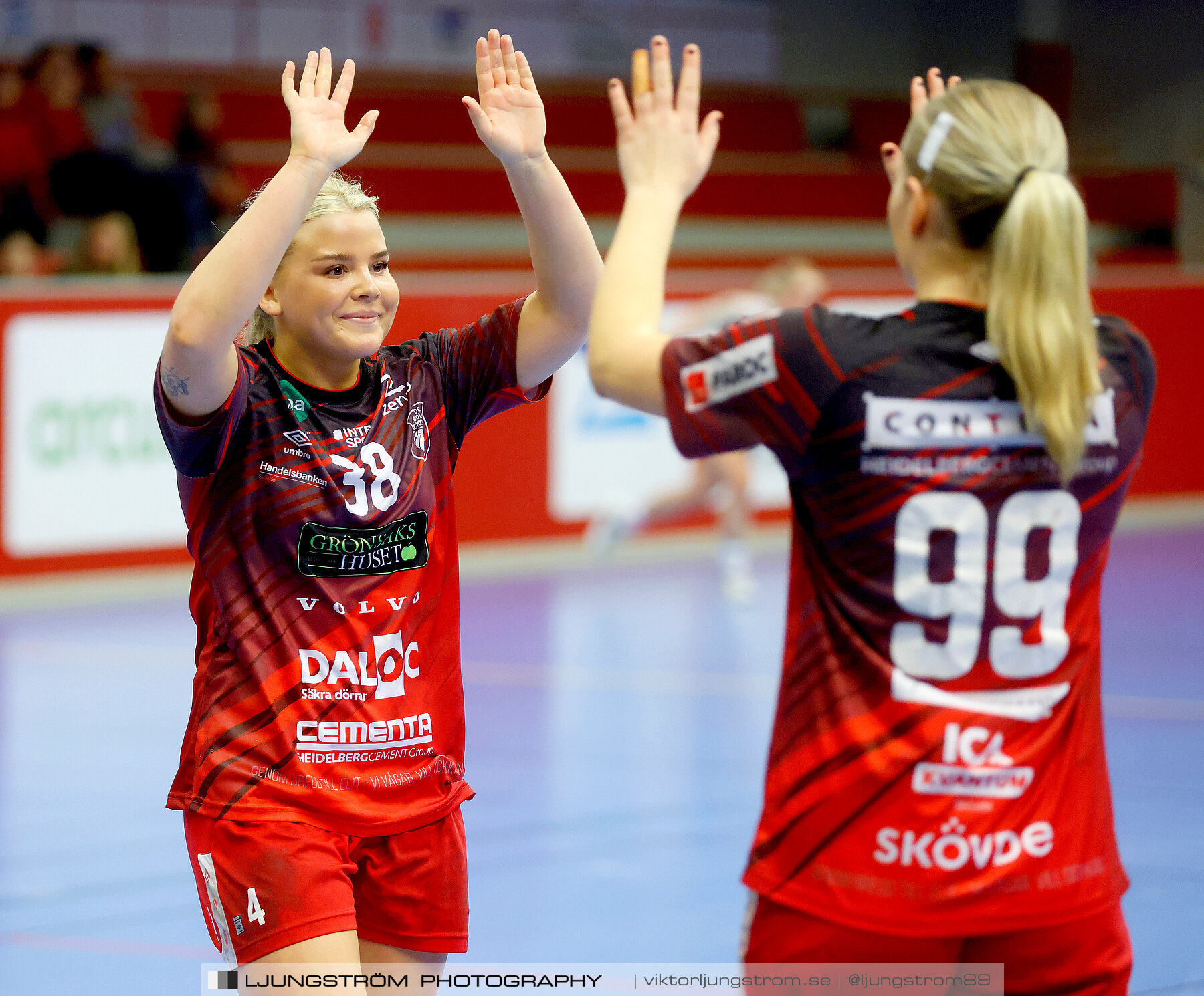 USM F18 Steg 3 Skövde HF-IK Baltichov 17-20,dam,Skövde Idrottshall,Skövde,Sverige,Ungdoms-SM,Handboll,2023,302809