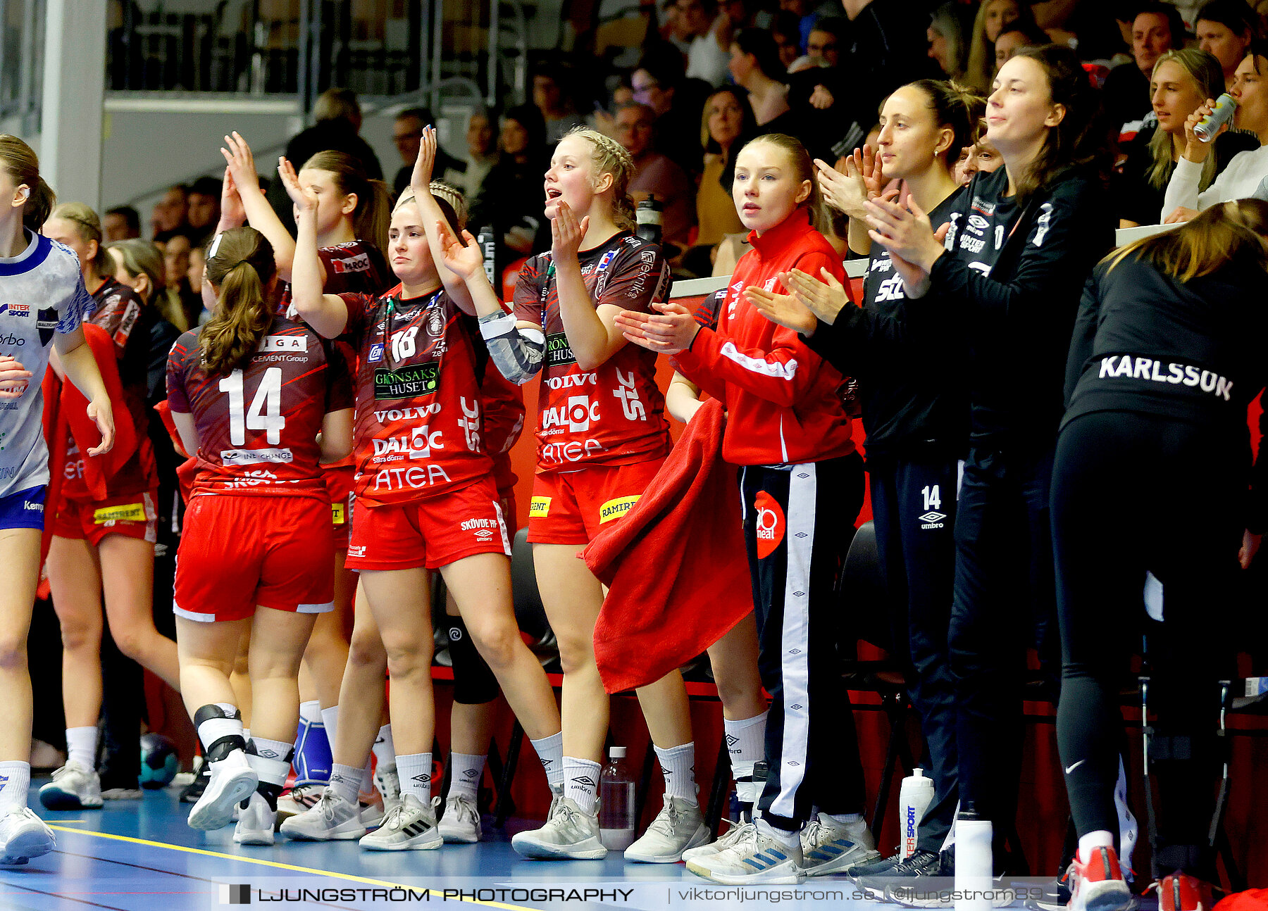 USM F18 Steg 3 Skövde HF-IK Baltichov 17-20,dam,Skövde Idrottshall,Skövde,Sverige,Ungdoms-SM,Handboll,2023,302813