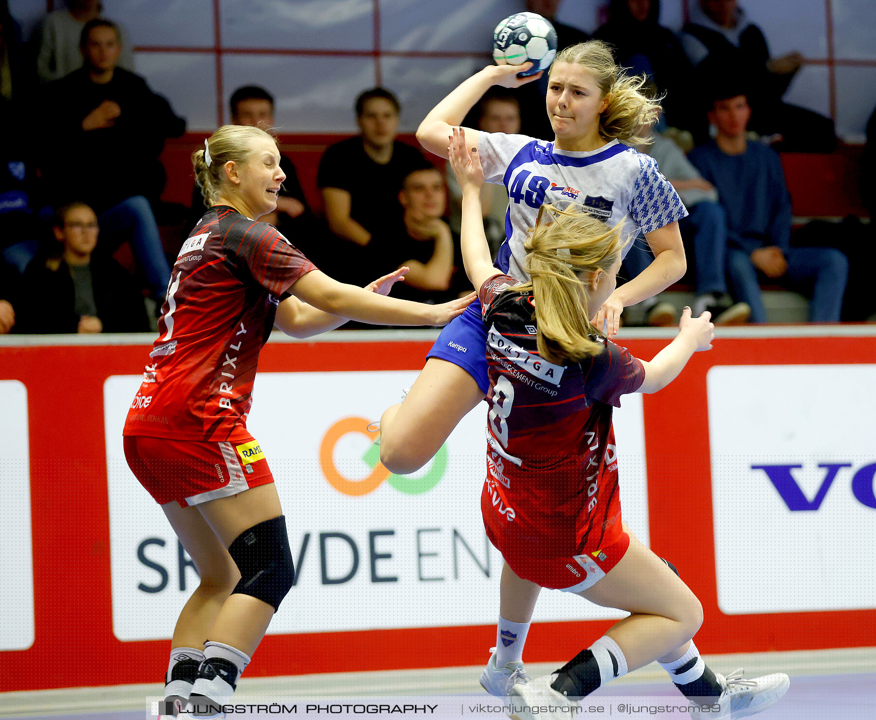 USM F18 Steg 3 Skövde HF-IK Baltichov 17-20,dam,Skövde Idrottshall,Skövde,Sverige,Ungdoms-SM,Handboll,2023,302821