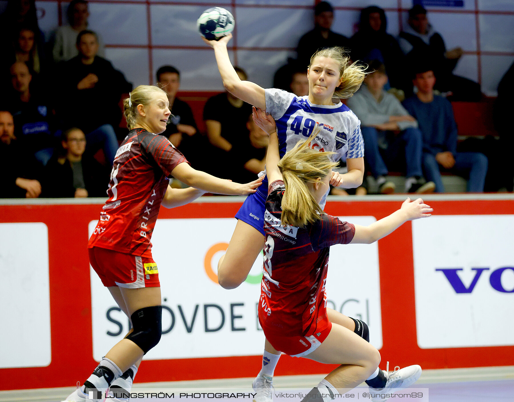 USM F18 Steg 3 Skövde HF-IK Baltichov 17-20,dam,Skövde Idrottshall,Skövde,Sverige,Ungdoms-SM,Handboll,2023,302822