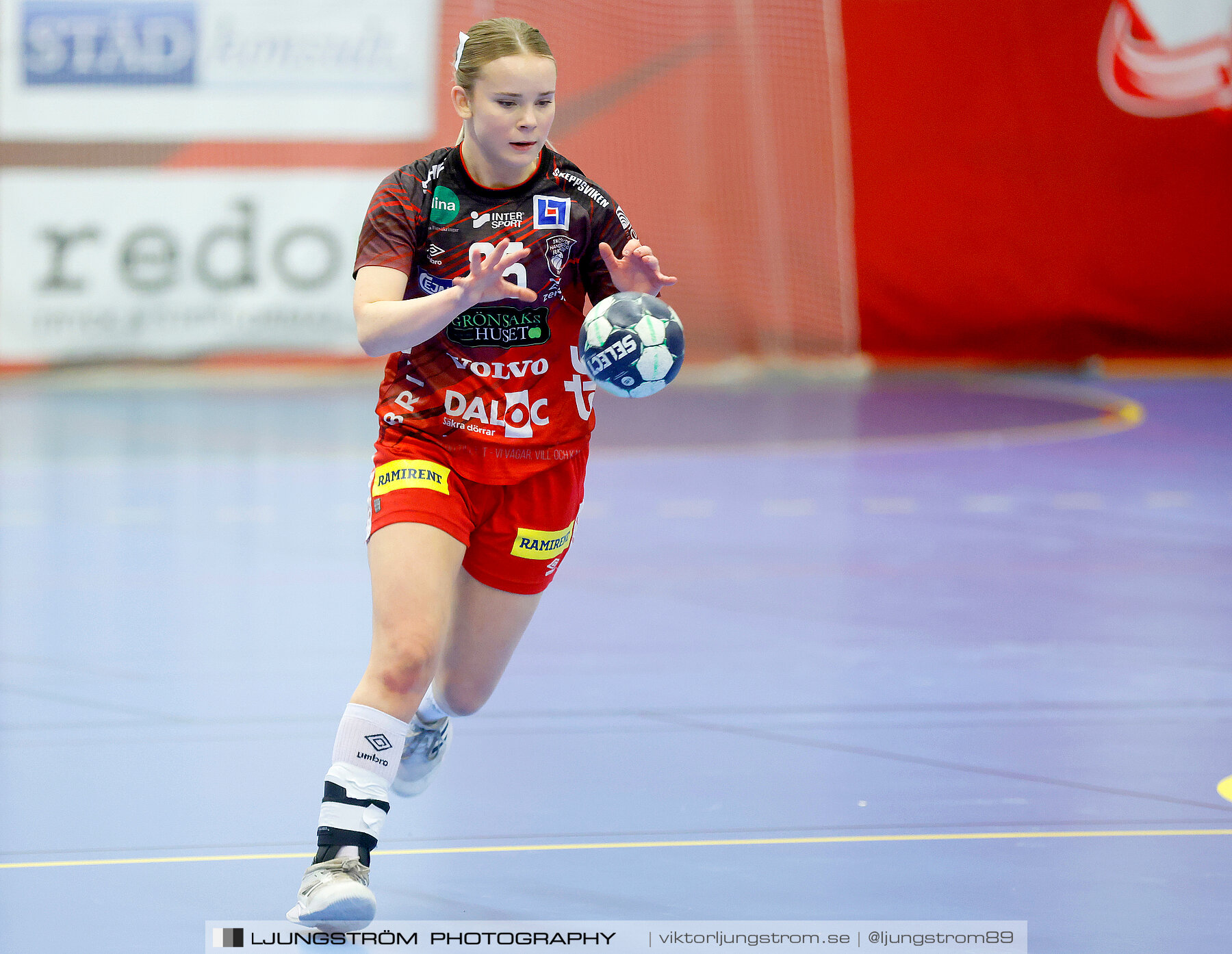 USM F18 Steg 3 Skövde HF-IK Baltichov 17-20,dam,Skövde Idrottshall,Skövde,Sverige,Ungdoms-SM,Handboll,2023,302857