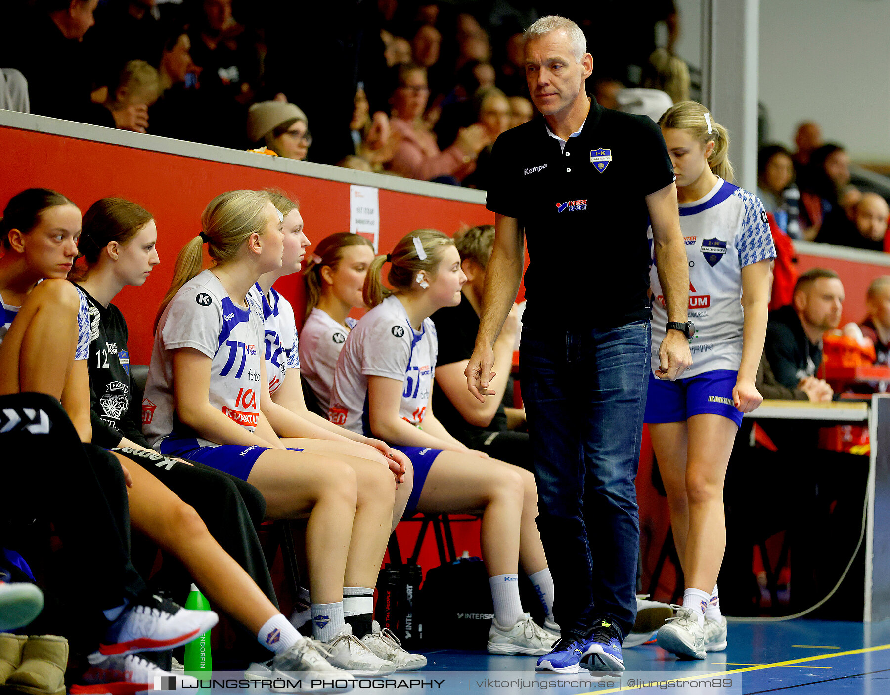 USM F18 Steg 3 Skövde HF-IK Baltichov 17-20,dam,Skövde Idrottshall,Skövde,Sverige,Ungdoms-SM,Handboll,2023,302862