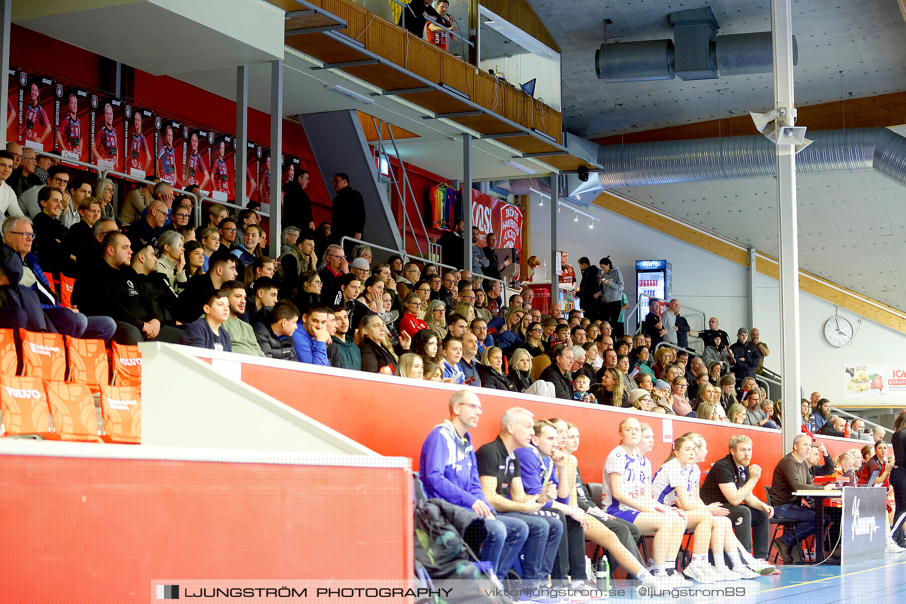 USM F18 Steg 3 Skövde HF-IK Baltichov 17-20,dam,Skövde Idrottshall,Skövde,Sverige,Ungdoms-SM,Handboll,2023,302865