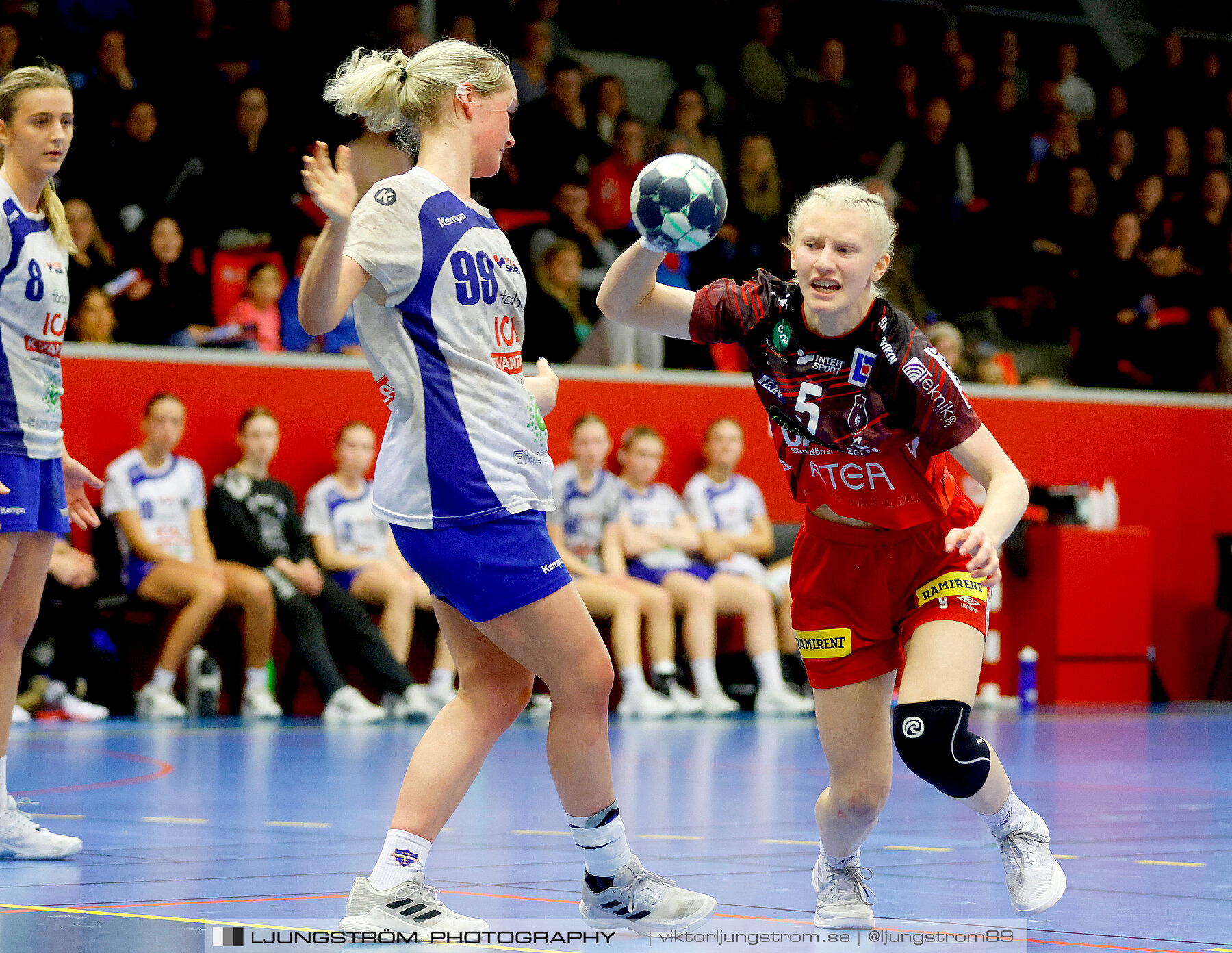 USM F18 Steg 3 Skövde HF-IK Baltichov 17-20,dam,Skövde Idrottshall,Skövde,Sverige,Ungdoms-SM,Handboll,2023,302874