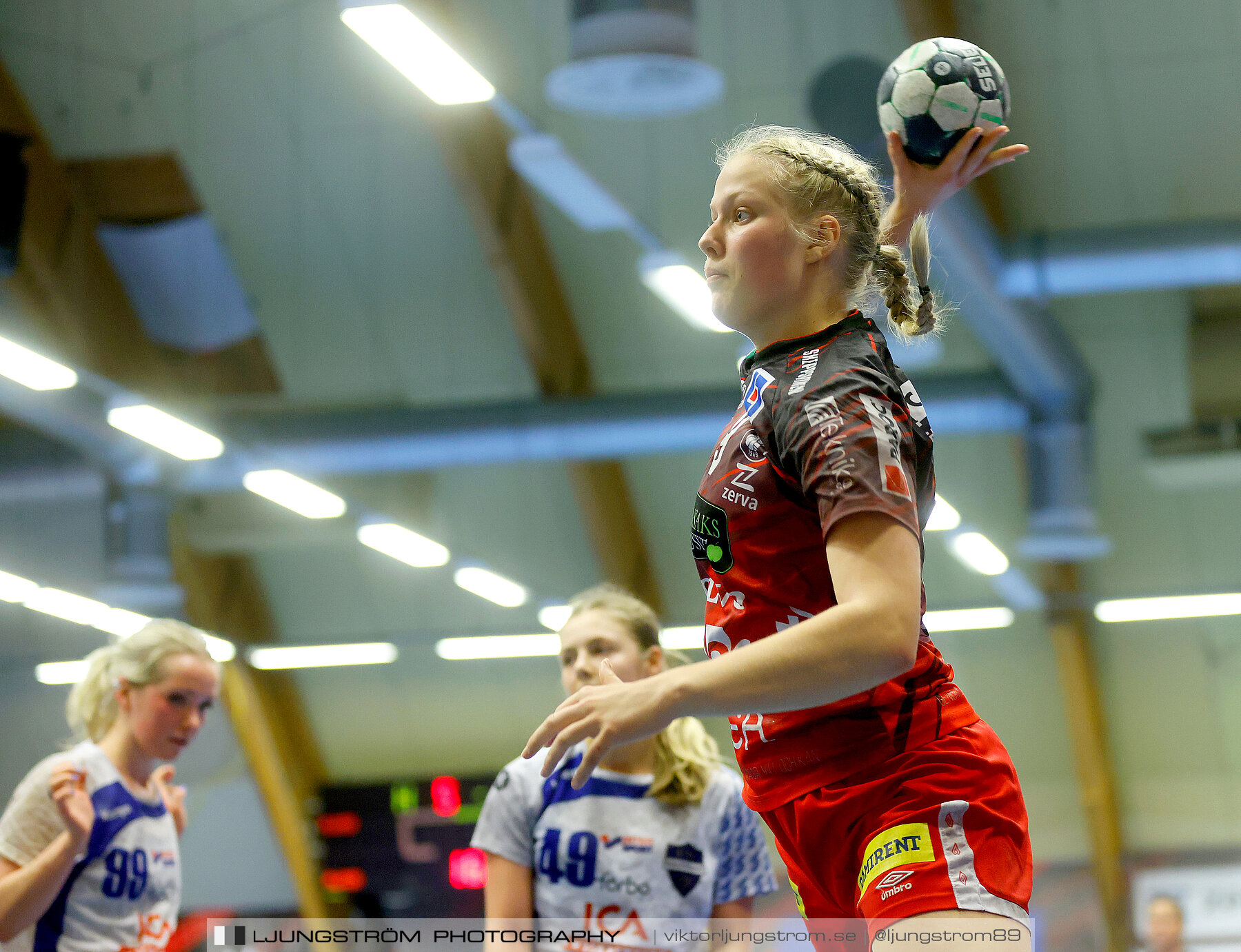 USM F18 Steg 3 Skövde HF-IK Baltichov 17-20,dam,Skövde Idrottshall,Skövde,Sverige,Ungdoms-SM,Handboll,2023,302880