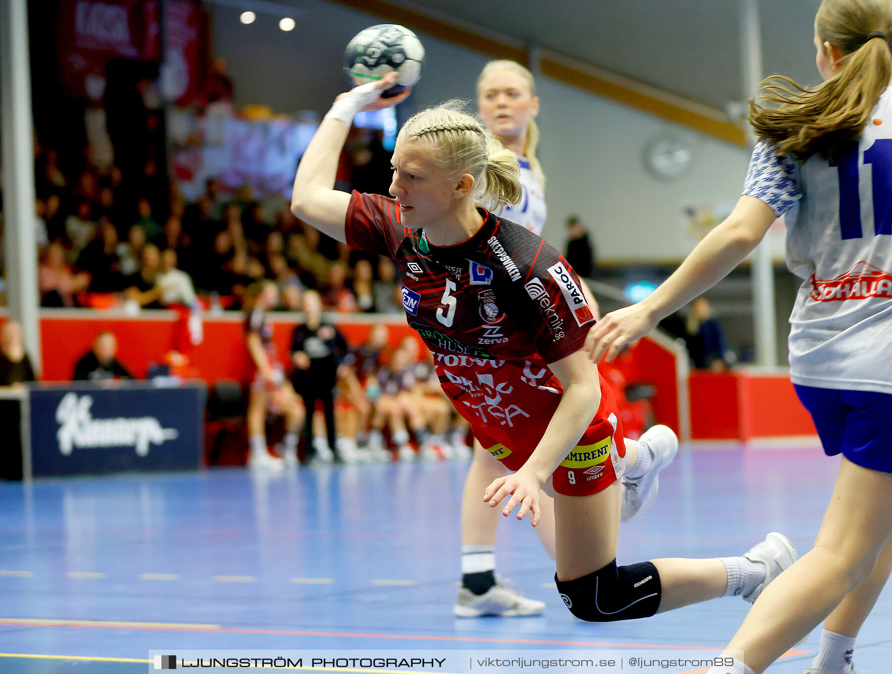 USM F18 Steg 3 Skövde HF-IK Baltichov 17-20,dam,Skövde Idrottshall,Skövde,Sverige,Ungdoms-SM,Handboll,2023,302882