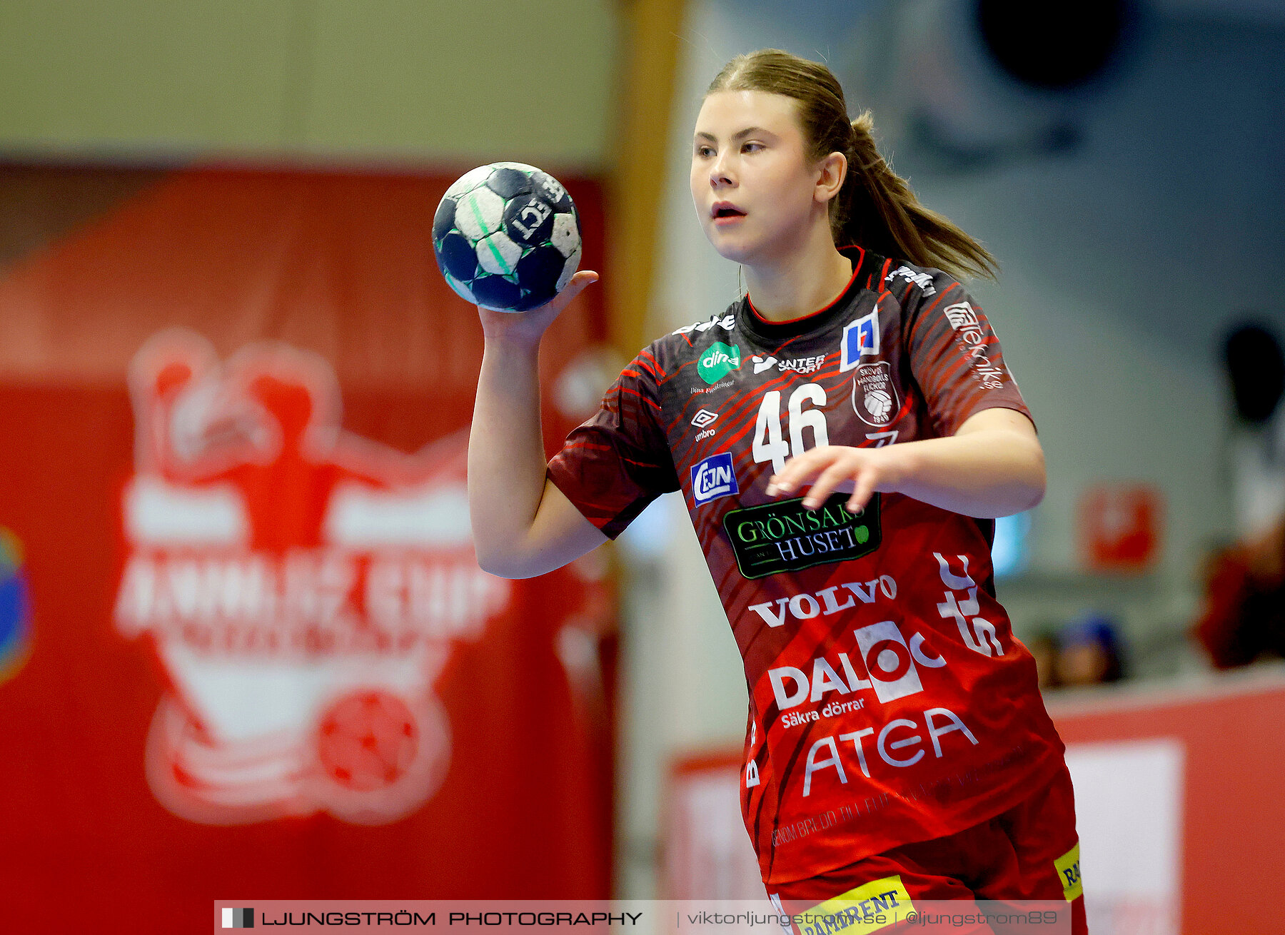 USM F18 Steg 3 Skövde HF-IK Baltichov 17-20,dam,Skövde Idrottshall,Skövde,Sverige,Ungdoms-SM,Handboll,2023,302892