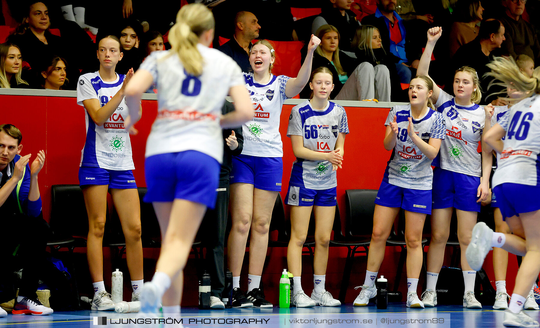 USM F18 Steg 3 Skövde HF-IK Baltichov 17-20,dam,Skövde Idrottshall,Skövde,Sverige,Ungdoms-SM,Handboll,2023,302896