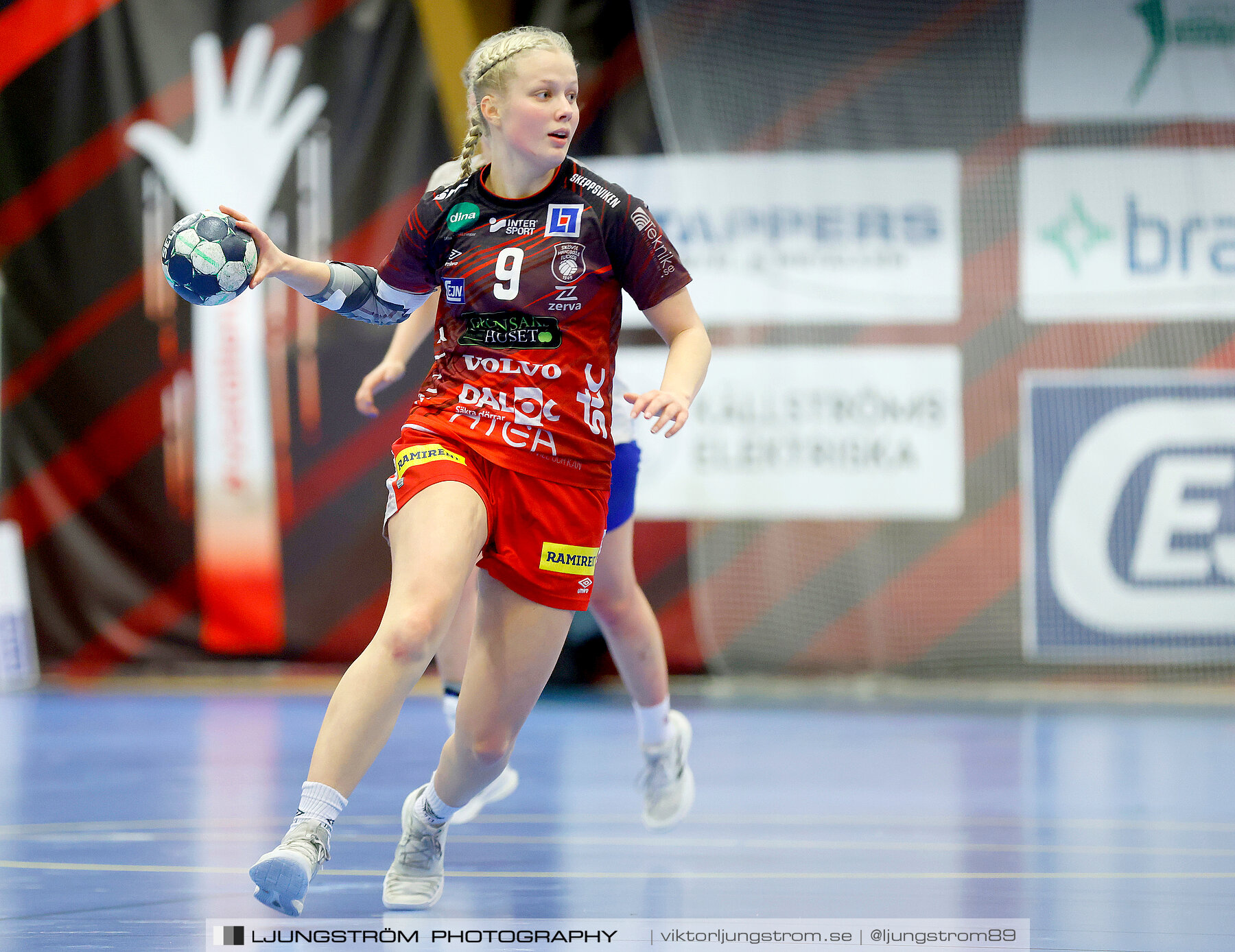 USM F18 Steg 3 Skövde HF-IK Baltichov 17-20,dam,Skövde Idrottshall,Skövde,Sverige,Ungdoms-SM,Handboll,2023,302903