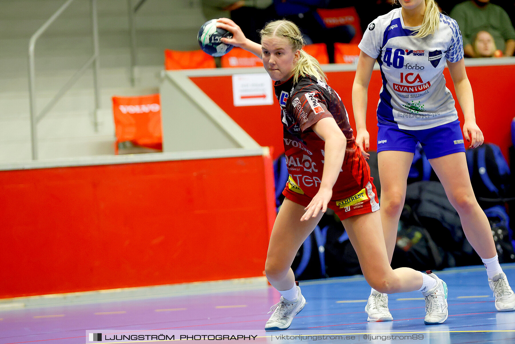 USM F18 Steg 3 Skövde HF-IK Baltichov 17-20,dam,Skövde Idrottshall,Skövde,Sverige,Ungdoms-SM,Handboll,2023,302910