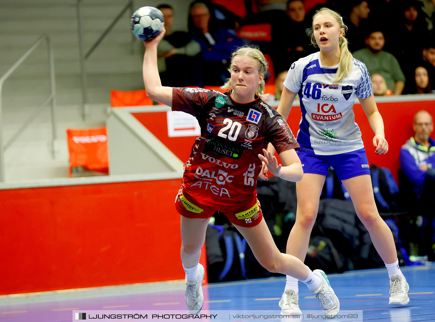 USM F18 Steg 3 Skövde HF-IK Baltichov 17-20,dam,Skövde Idrottshall,Skövde,Sverige,Ungdoms-SM,Handboll,2023,302911