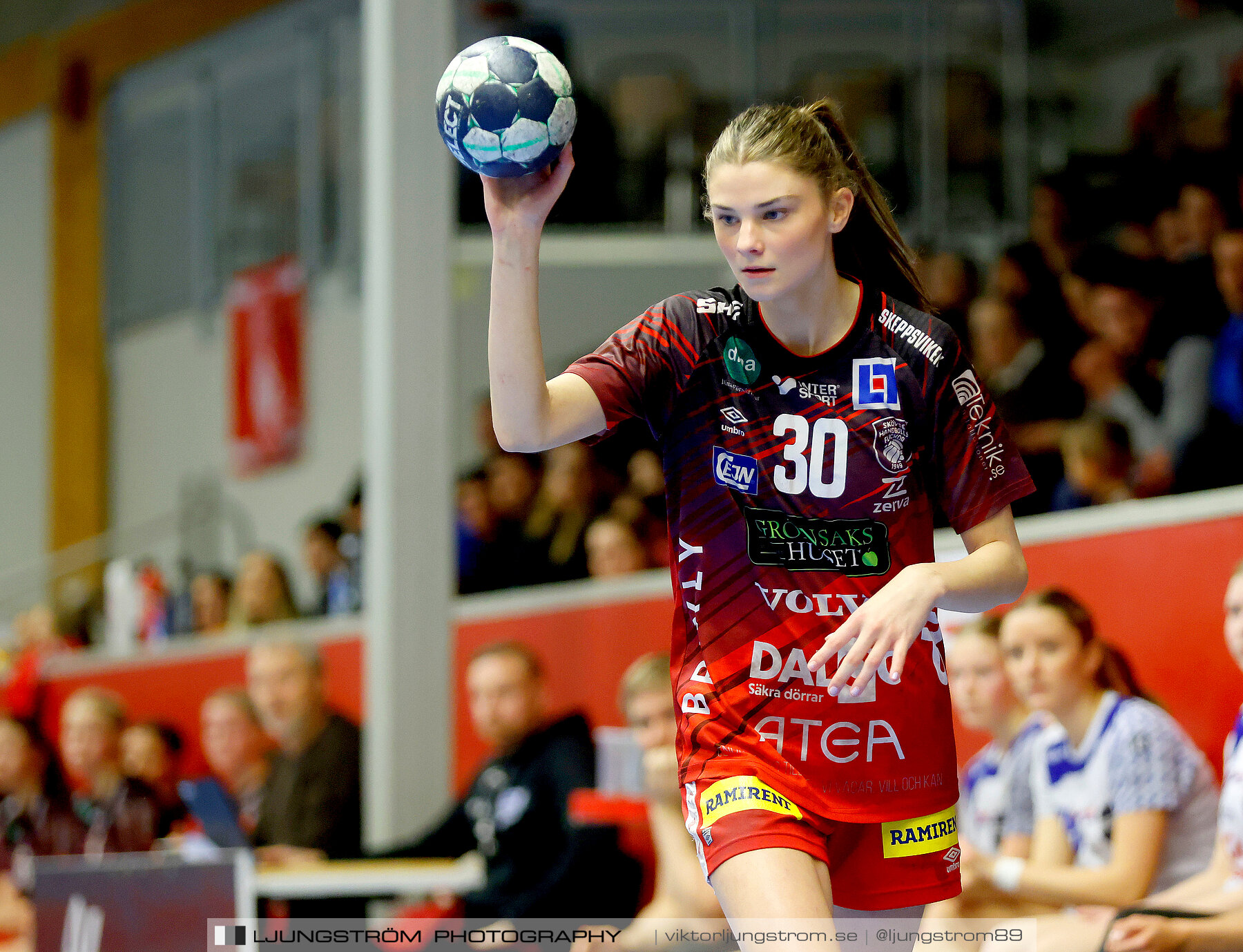 USM F18 Steg 3 Skövde HF-IK Baltichov 17-20,dam,Skövde Idrottshall,Skövde,Sverige,Ungdoms-SM,Handboll,2023,302916