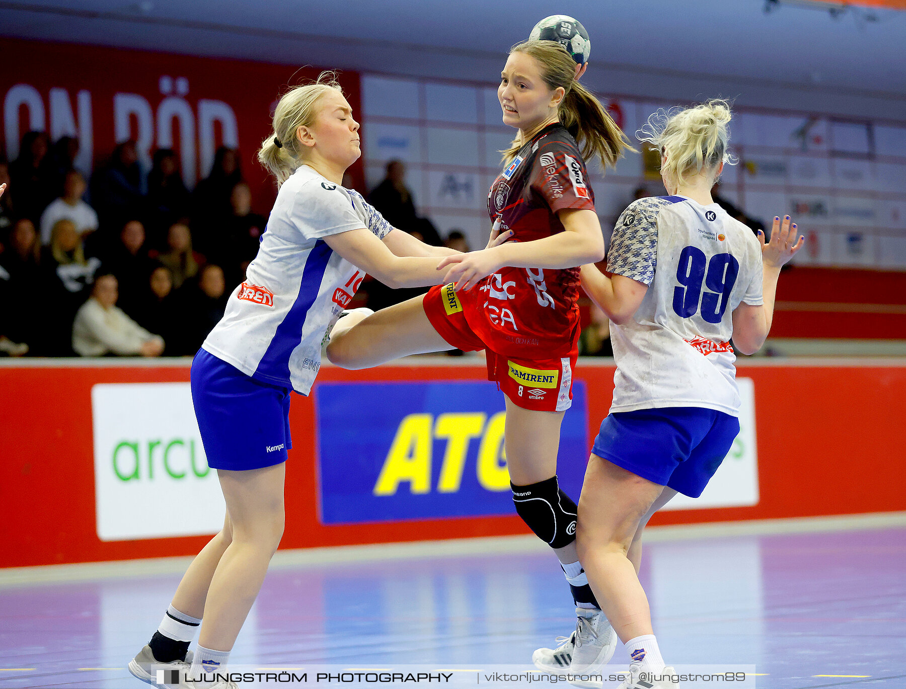 USM F18 Steg 3 Skövde HF-IK Baltichov 17-20,dam,Skövde Idrottshall,Skövde,Sverige,Ungdoms-SM,Handboll,2023,302918