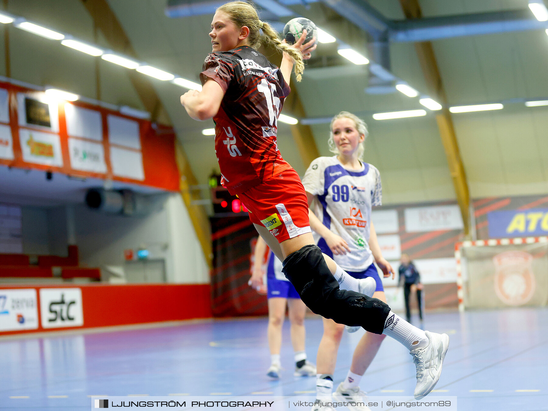 USM F18 Steg 3 Skövde HF-IK Baltichov 17-20,dam,Skövde Idrottshall,Skövde,Sverige,Ungdoms-SM,Handboll,2023,302934