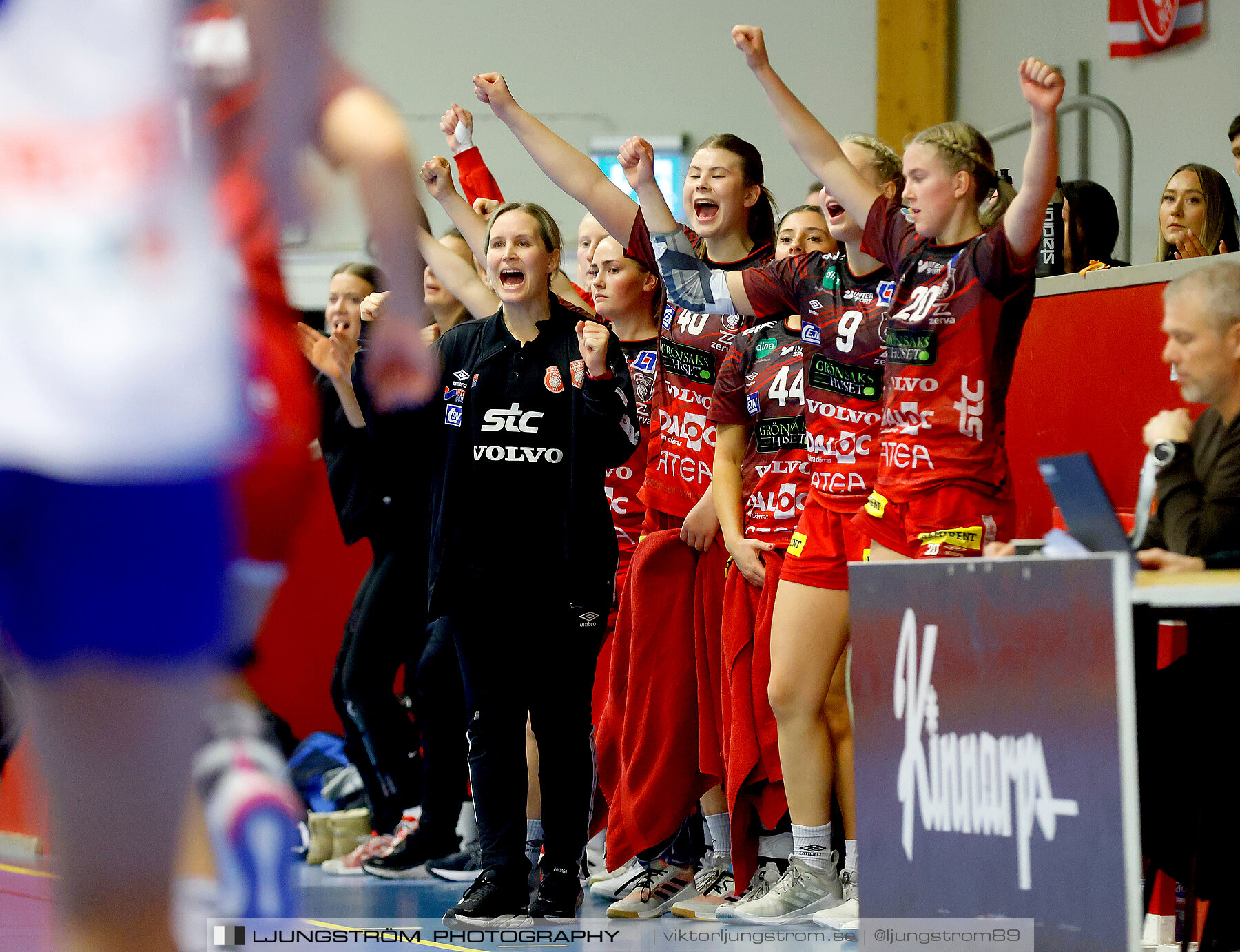 USM F18 Steg 3 Skövde HF-IK Baltichov 17-20,dam,Skövde Idrottshall,Skövde,Sverige,Ungdoms-SM,Handboll,2023,302936