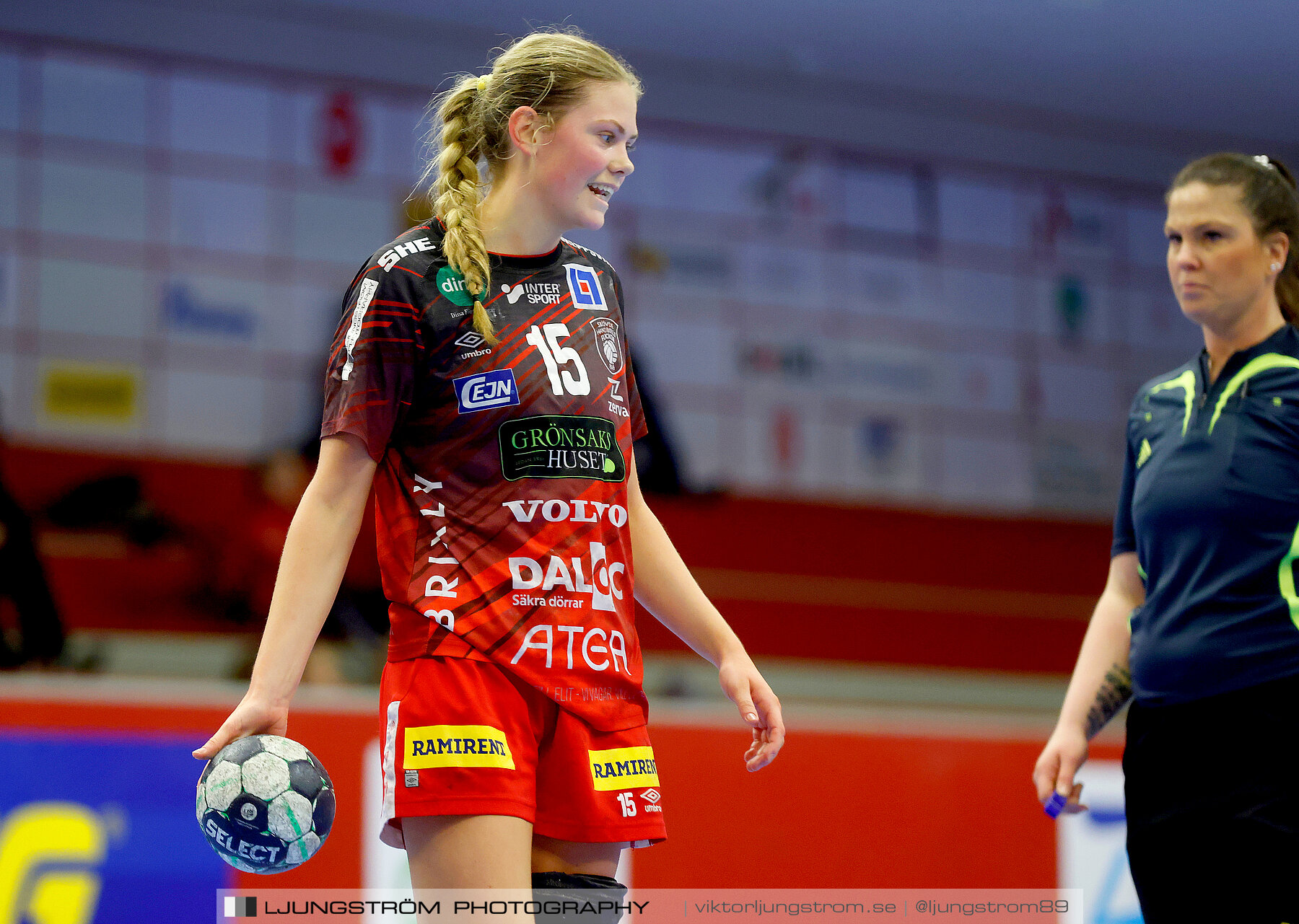 USM F18 Steg 3 Skövde HF-IK Baltichov 17-20,dam,Skövde Idrottshall,Skövde,Sverige,Ungdoms-SM,Handboll,2023,302945