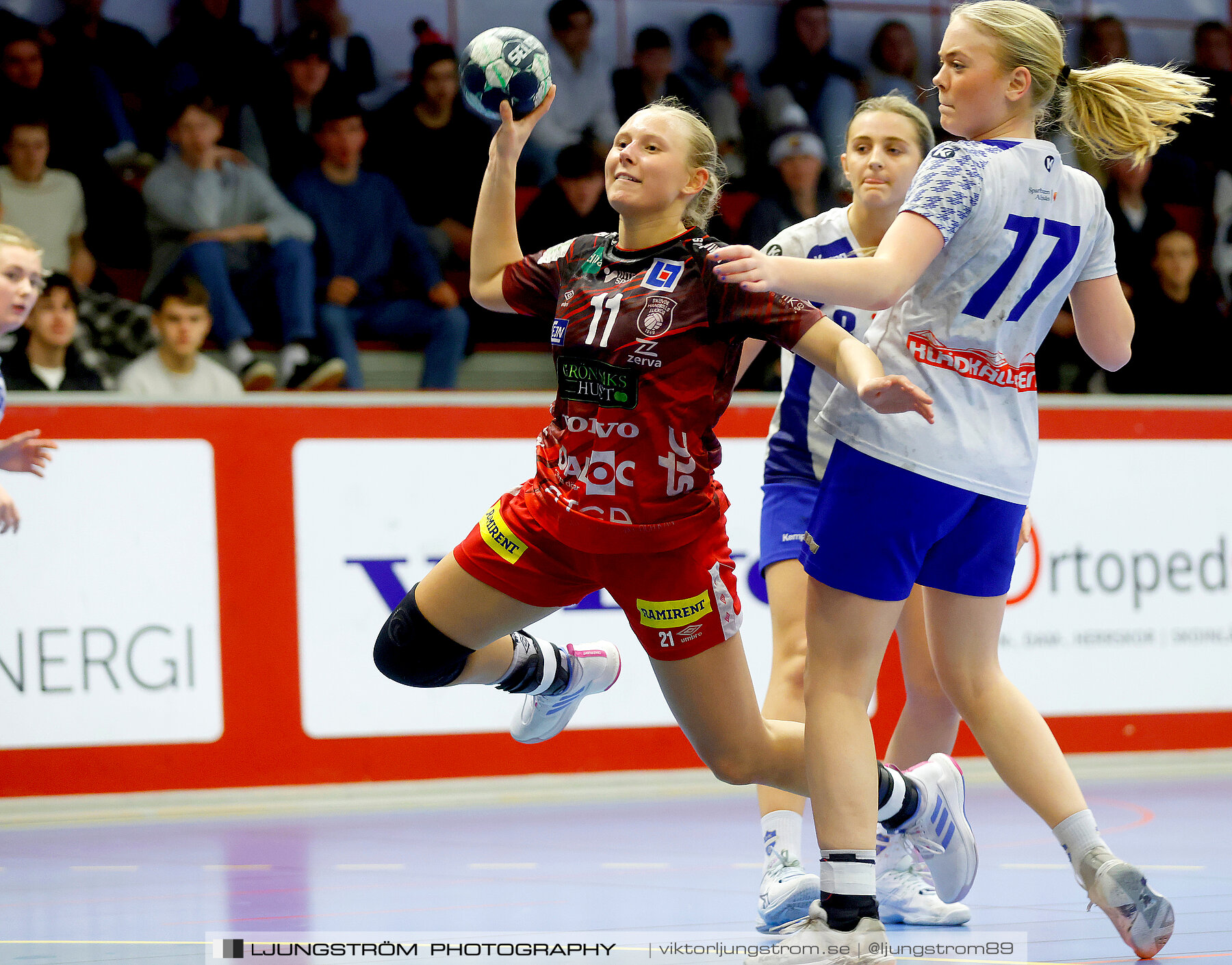 USM F18 Steg 3 Skövde HF-IK Baltichov 17-20,dam,Skövde Idrottshall,Skövde,Sverige,Ungdoms-SM,Handboll,2023,302950