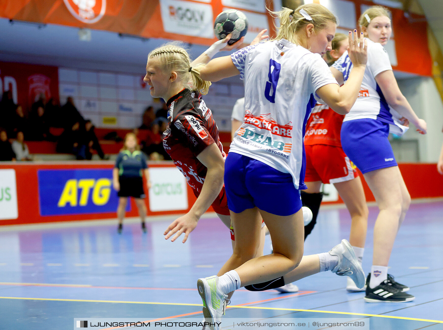 USM F18 Steg 3 Skövde HF-IK Baltichov 17-20,dam,Skövde Idrottshall,Skövde,Sverige,Ungdoms-SM,Handboll,2023,302957