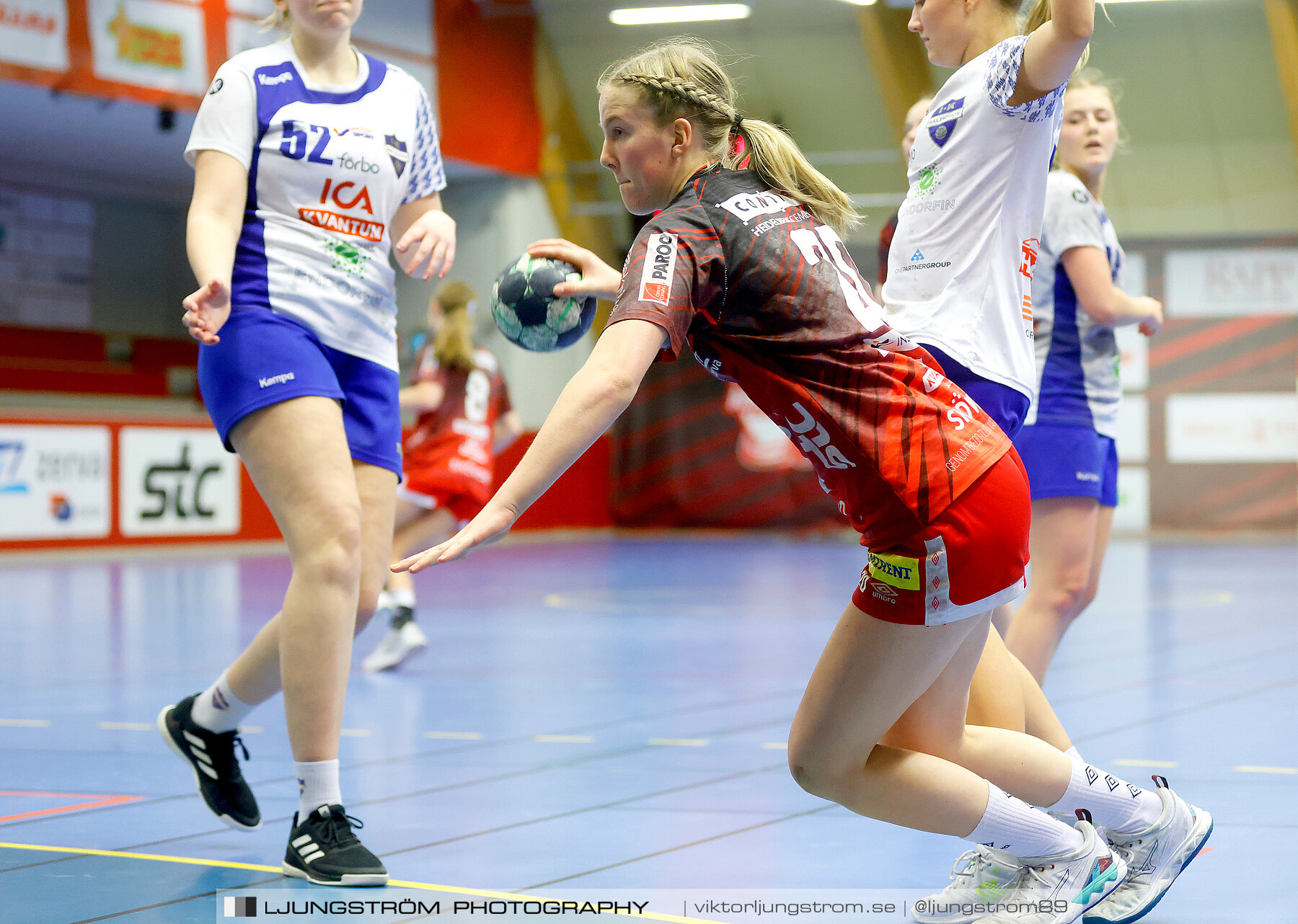 USM F18 Steg 3 Skövde HF-IK Baltichov 17-20,dam,Skövde Idrottshall,Skövde,Sverige,Ungdoms-SM,Handboll,2023,302958