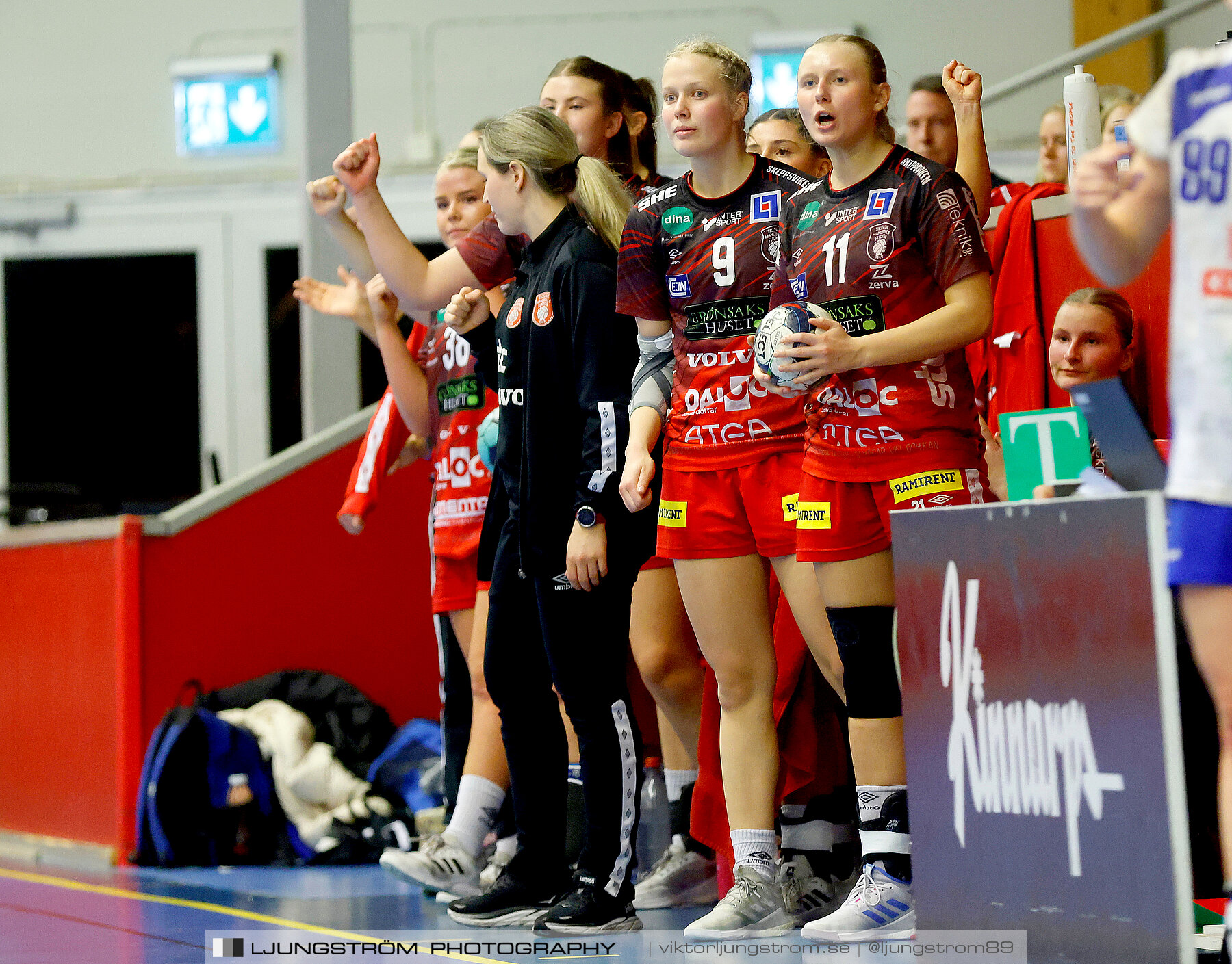 USM F18 Steg 3 Skövde HF-IK Baltichov 17-20,dam,Skövde Idrottshall,Skövde,Sverige,Ungdoms-SM,Handboll,2023,302960