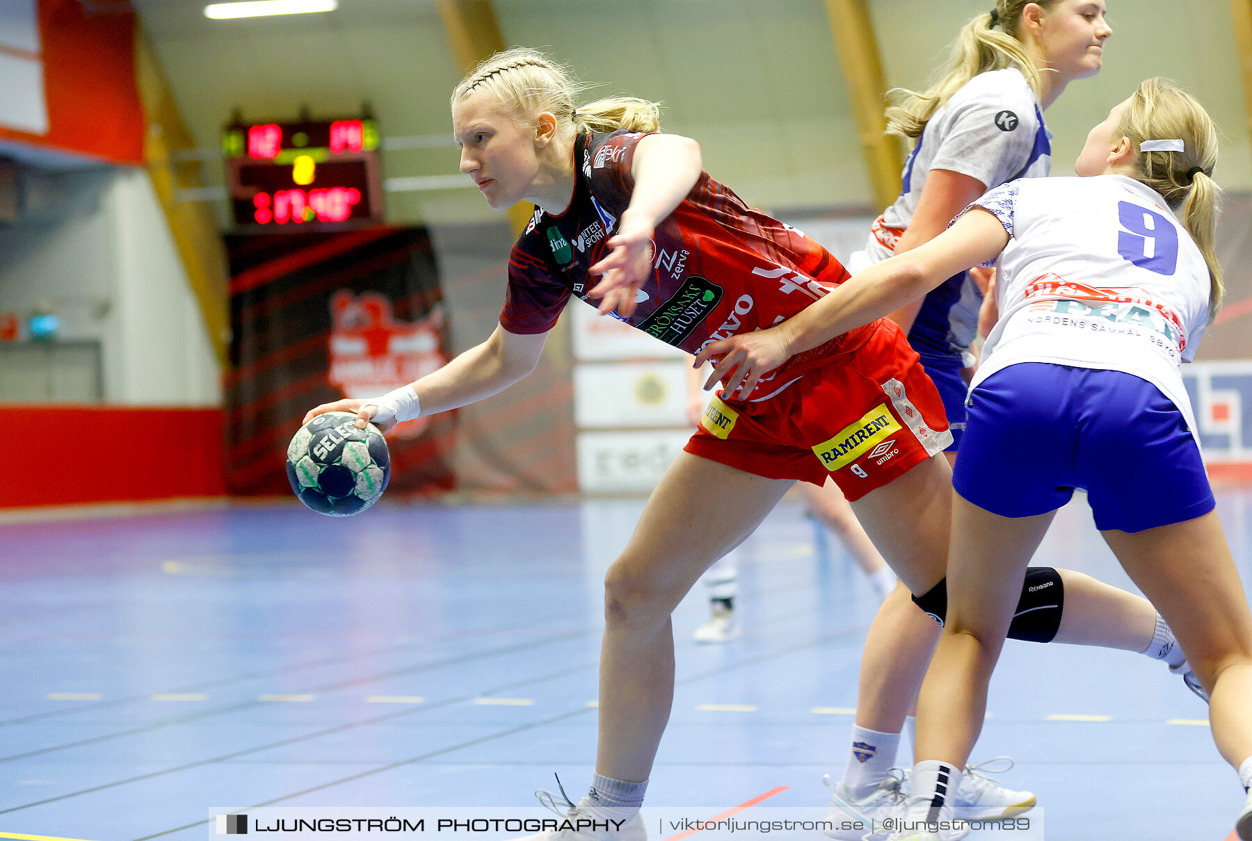 USM F18 Steg 3 Skövde HF-IK Baltichov 17-20,dam,Skövde Idrottshall,Skövde,Sverige,Ungdoms-SM,Handboll,2023,302963