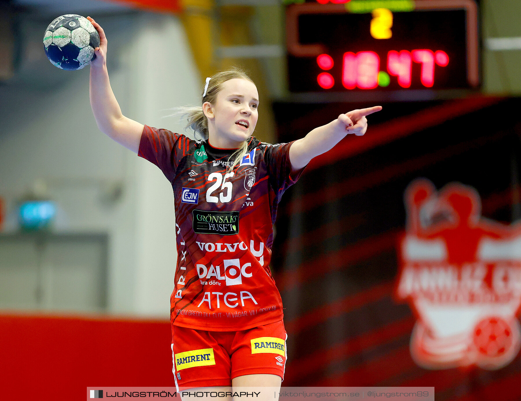 USM F18 Steg 3 Skövde HF-IK Baltichov 17-20,dam,Skövde Idrottshall,Skövde,Sverige,Ungdoms-SM,Handboll,2023,302966