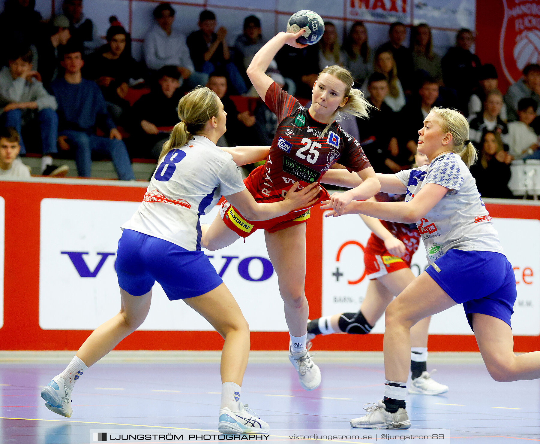 USM F18 Steg 3 Skövde HF-IK Baltichov 17-20,dam,Skövde Idrottshall,Skövde,Sverige,Ungdoms-SM,Handboll,2023,302969