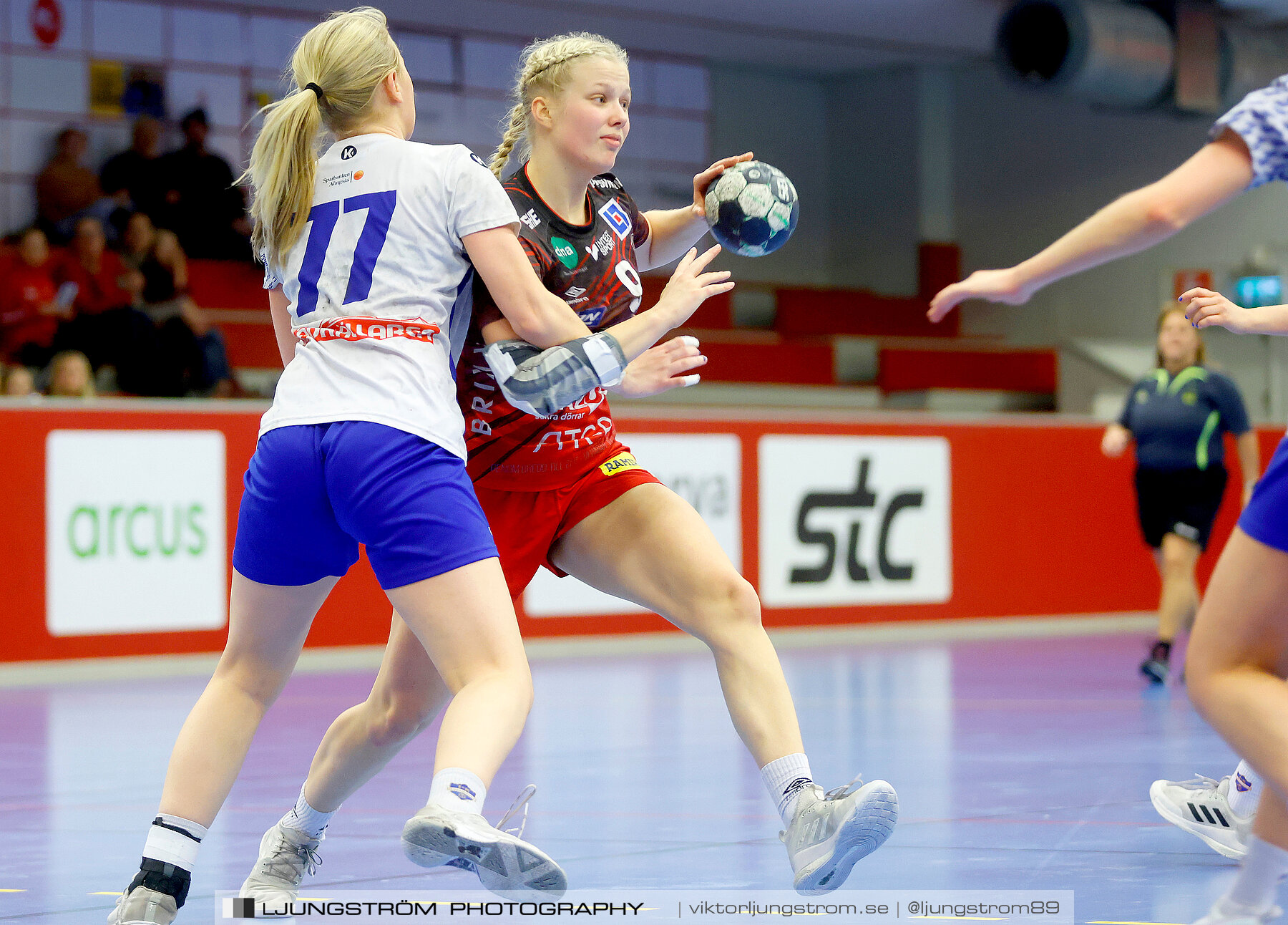 USM F18 Steg 3 Skövde HF-IK Baltichov 17-20,dam,Skövde Idrottshall,Skövde,Sverige,Ungdoms-SM,Handboll,2023,302973