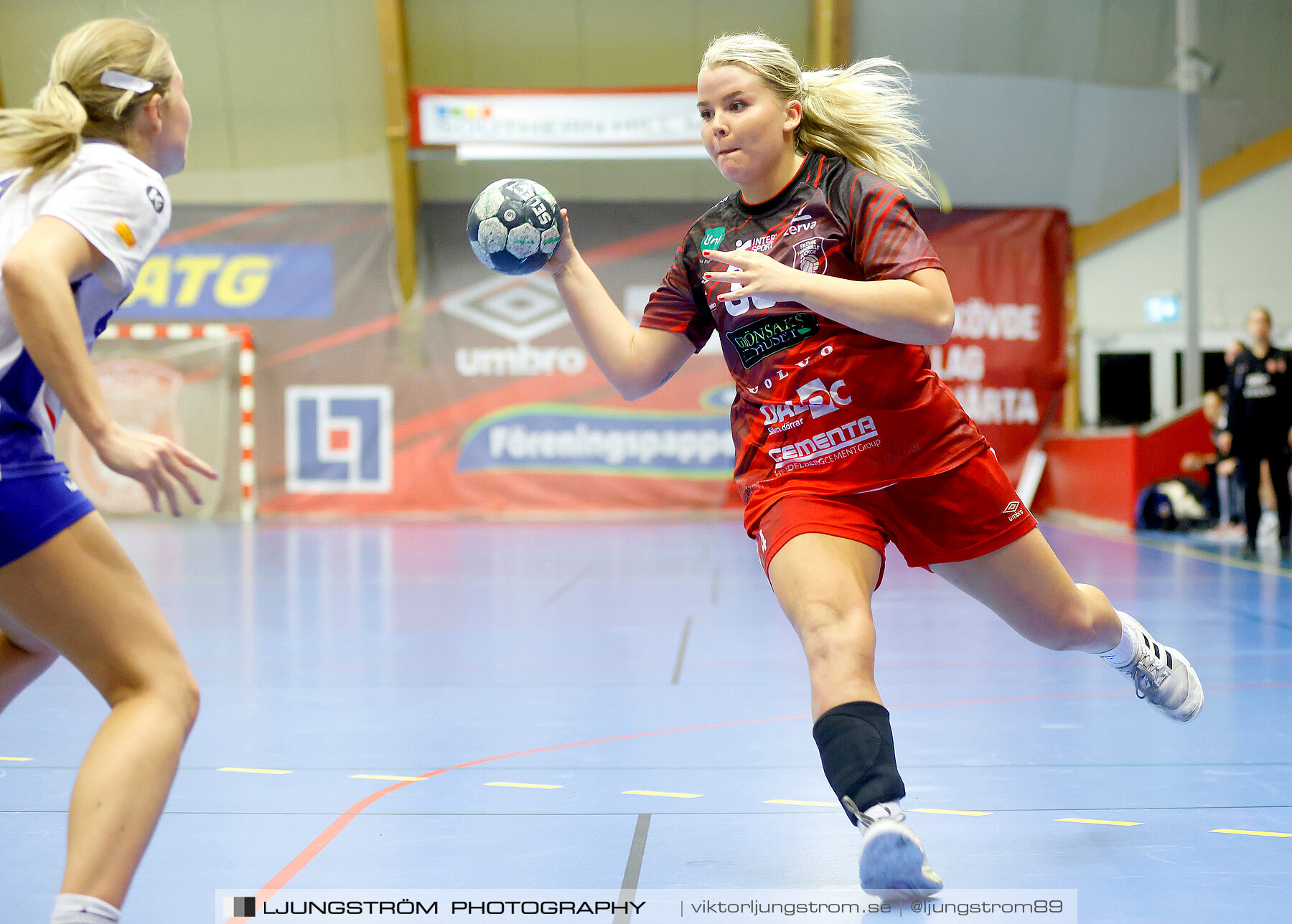 USM F18 Steg 3 Skövde HF-IK Baltichov 17-20,dam,Skövde Idrottshall,Skövde,Sverige,Ungdoms-SM,Handboll,2023,302974