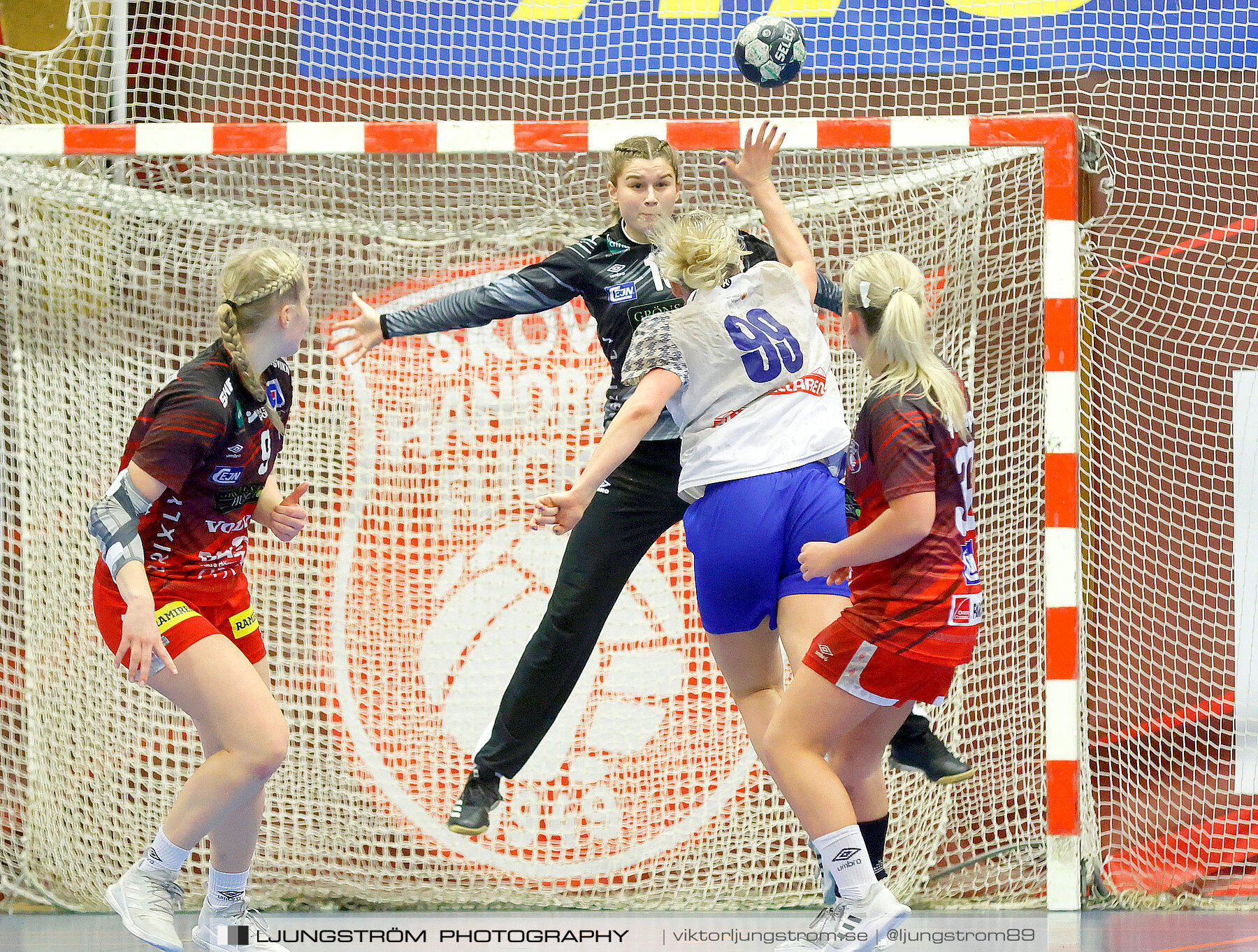 USM F18 Steg 3 Skövde HF-IK Baltichov 17-20,dam,Skövde Idrottshall,Skövde,Sverige,Ungdoms-SM,Handboll,2023,302982