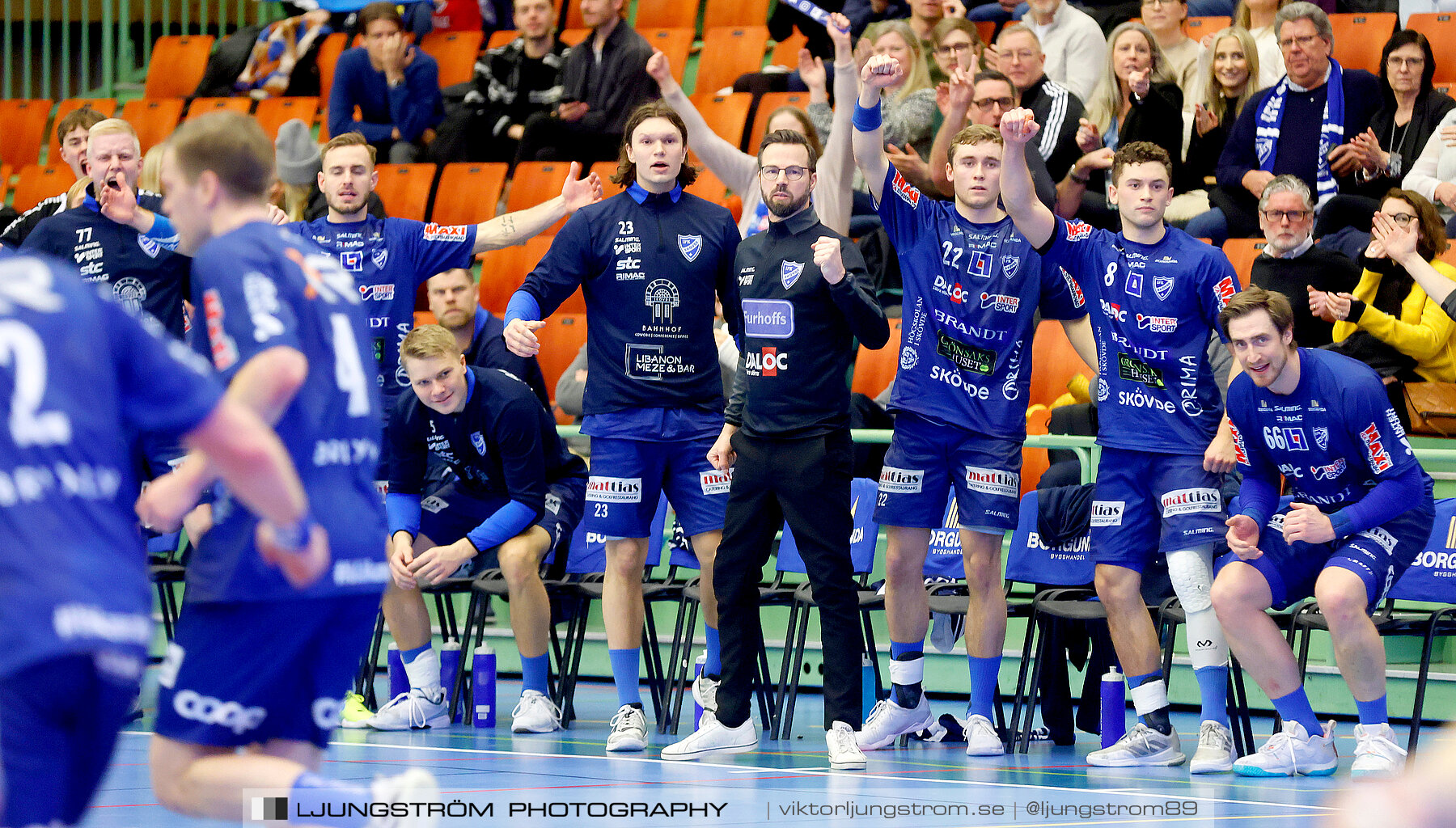 IFK Skövde HK-Eskilstuna Guif 32-34,herr,Arena Skövde,Skövde,Sverige,Handboll,,2023,303378