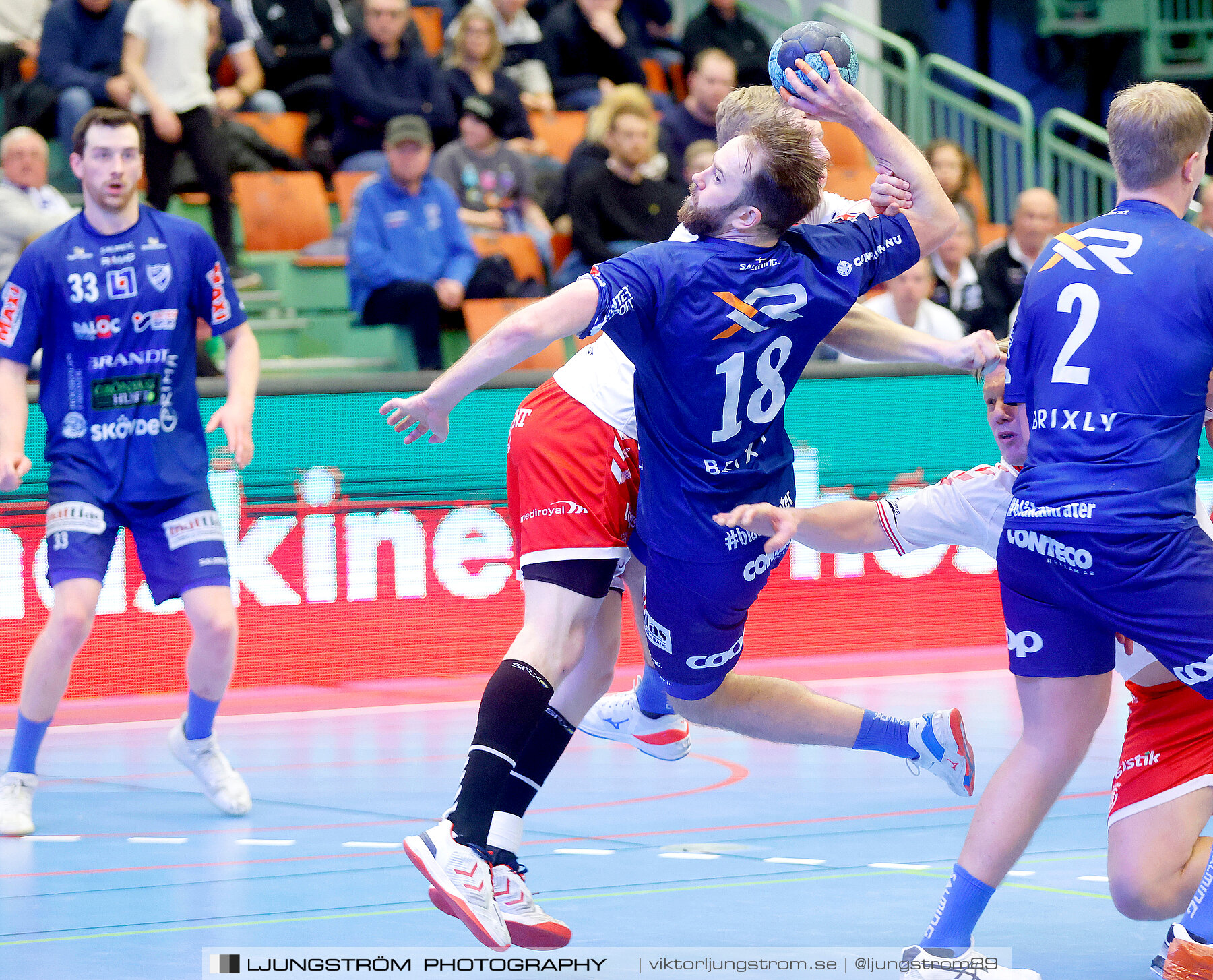 IFK Skövde HK-Eskilstuna Guif 32-34,herr,Arena Skövde,Skövde,Sverige,Handboll,,2023,303380