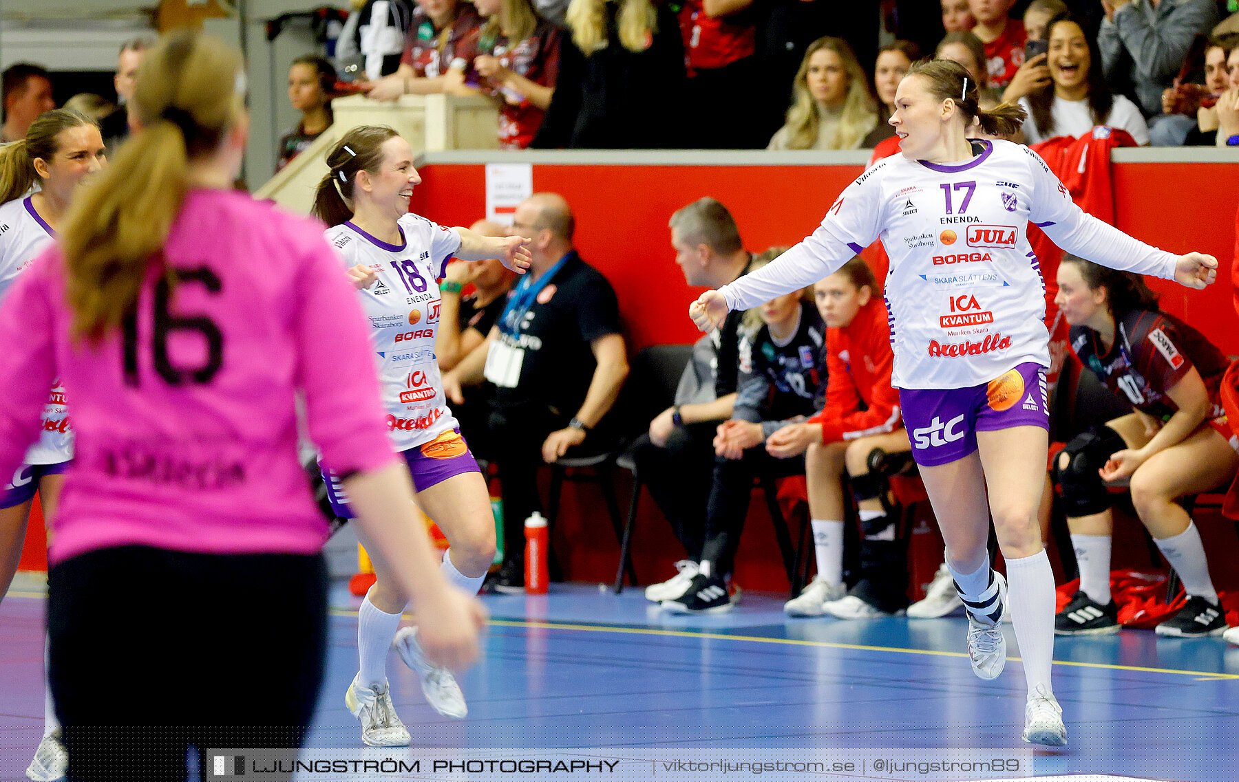 Skövde HF-Skara HF 22-25,dam,Skövde Idrottshall,Skövde,Sverige,Handboll,,2023,303909