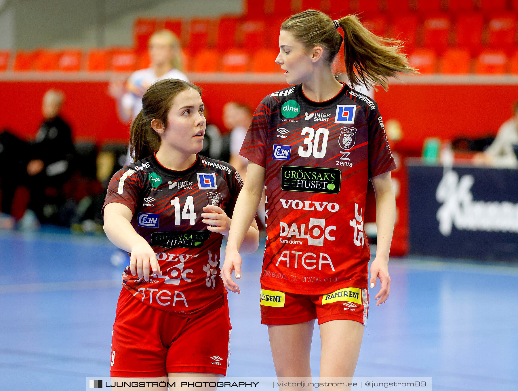 Somby/Skövde-Skara HF U 28-27,dam,Skövde Idrottshall,Skövde,Sverige,Handboll,,2023,304853