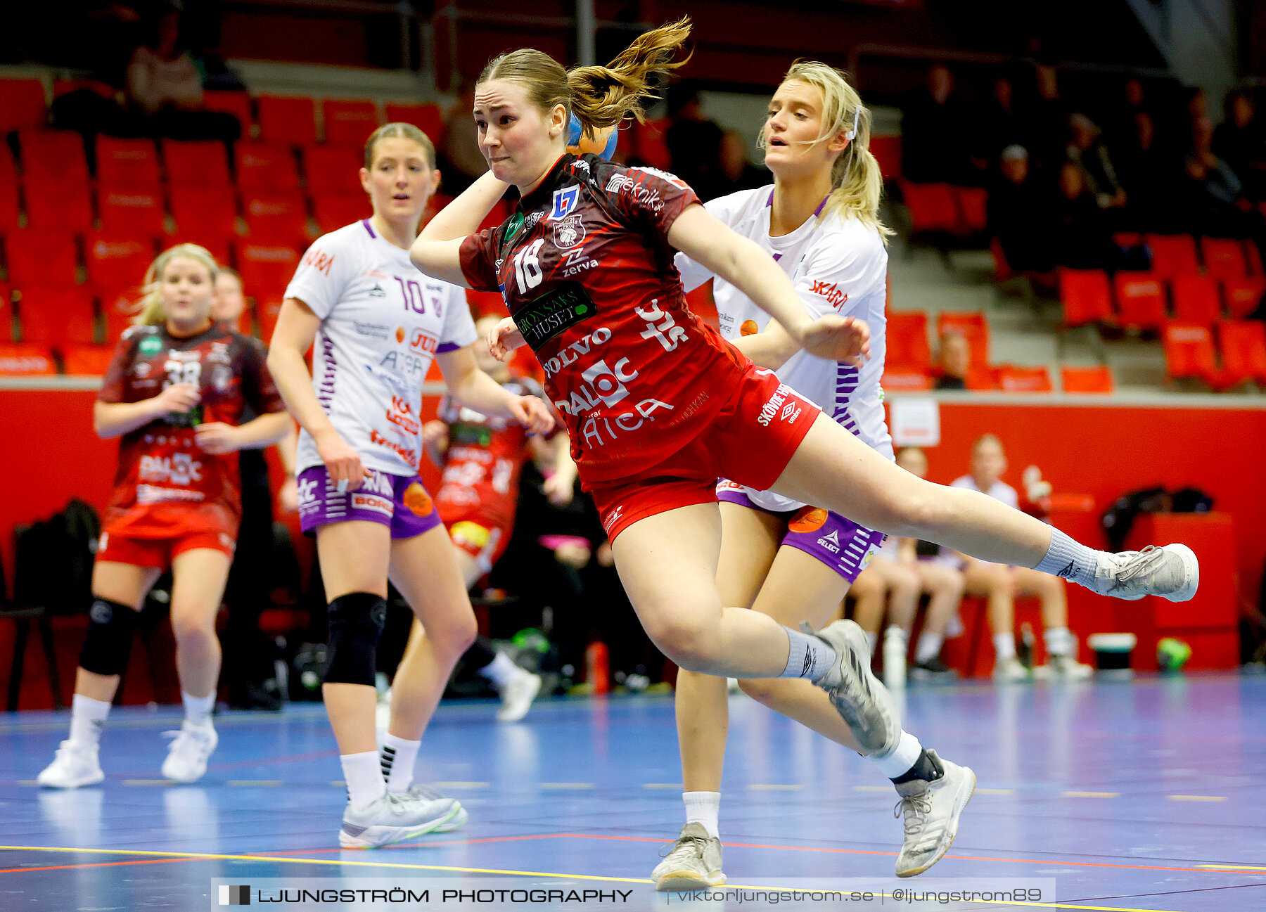 Somby/Skövde-Skara HF U 28-27,dam,Skövde Idrottshall,Skövde,Sverige,Handboll,,2023,304972