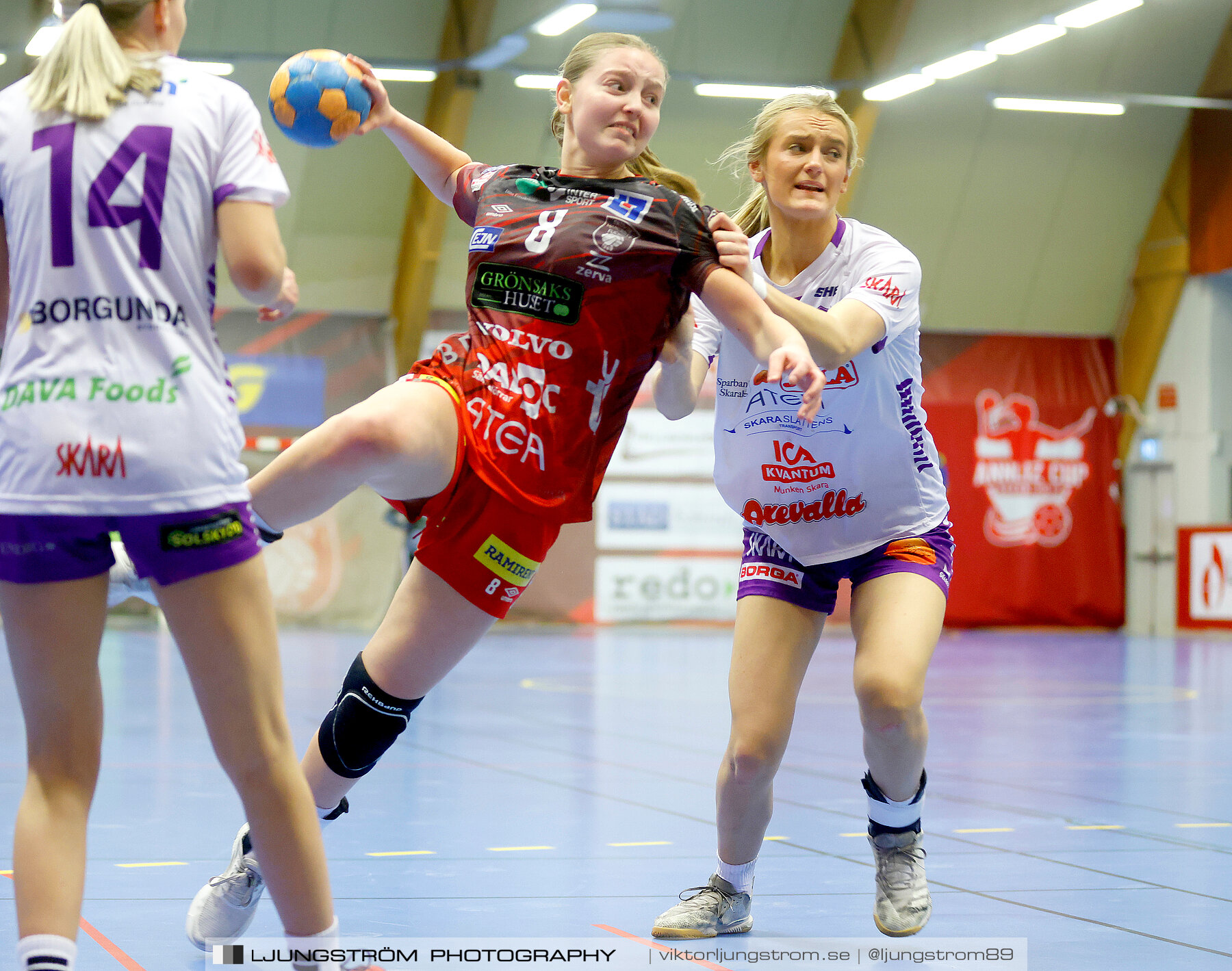 Somby/Skövde-Skara HF U 28-27,dam,Skövde Idrottshall,Skövde,Sverige,Handboll,,2023,305194