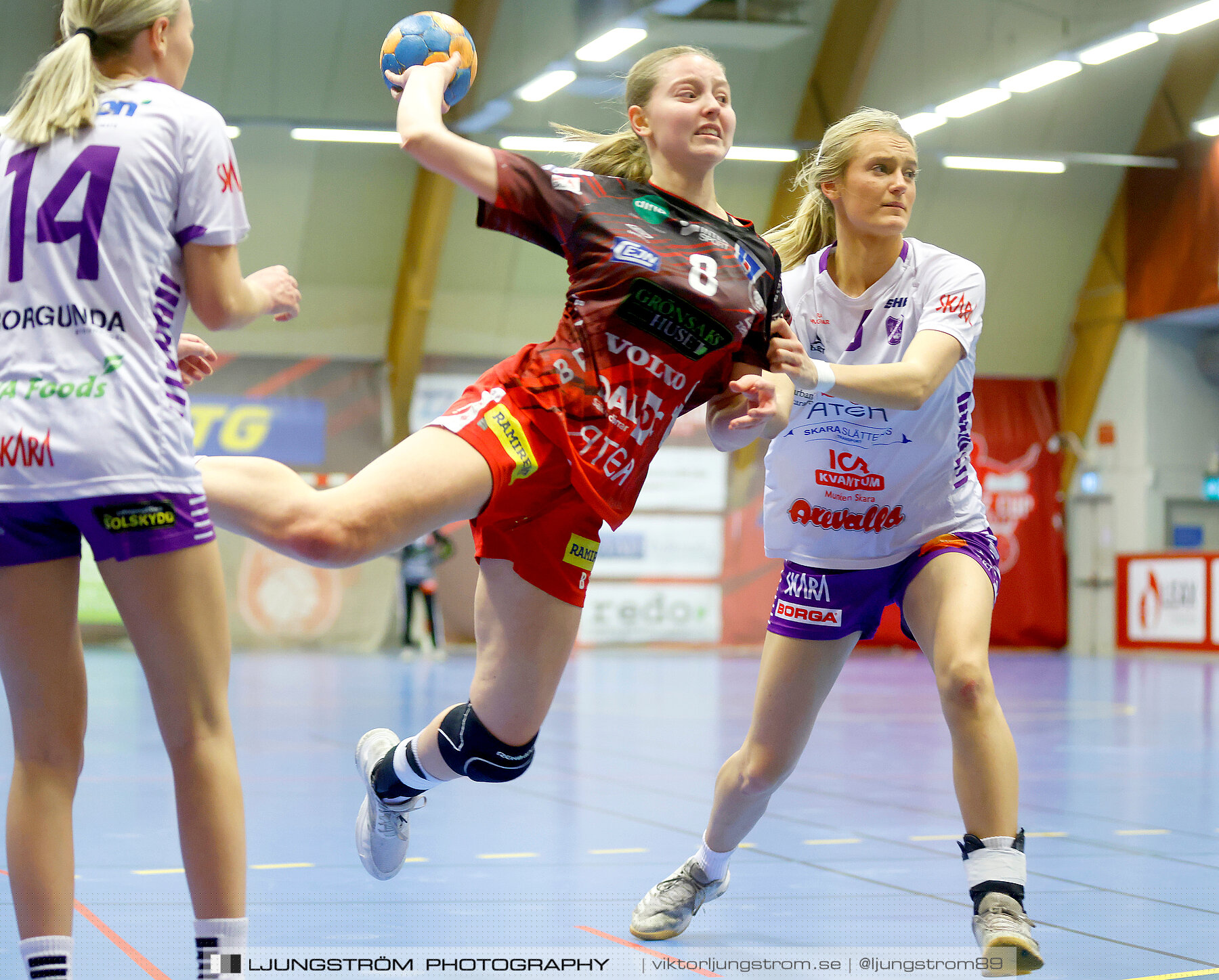 Somby/Skövde-Skara HF U 28-27,dam,Skövde Idrottshall,Skövde,Sverige,Handboll,,2023,305195