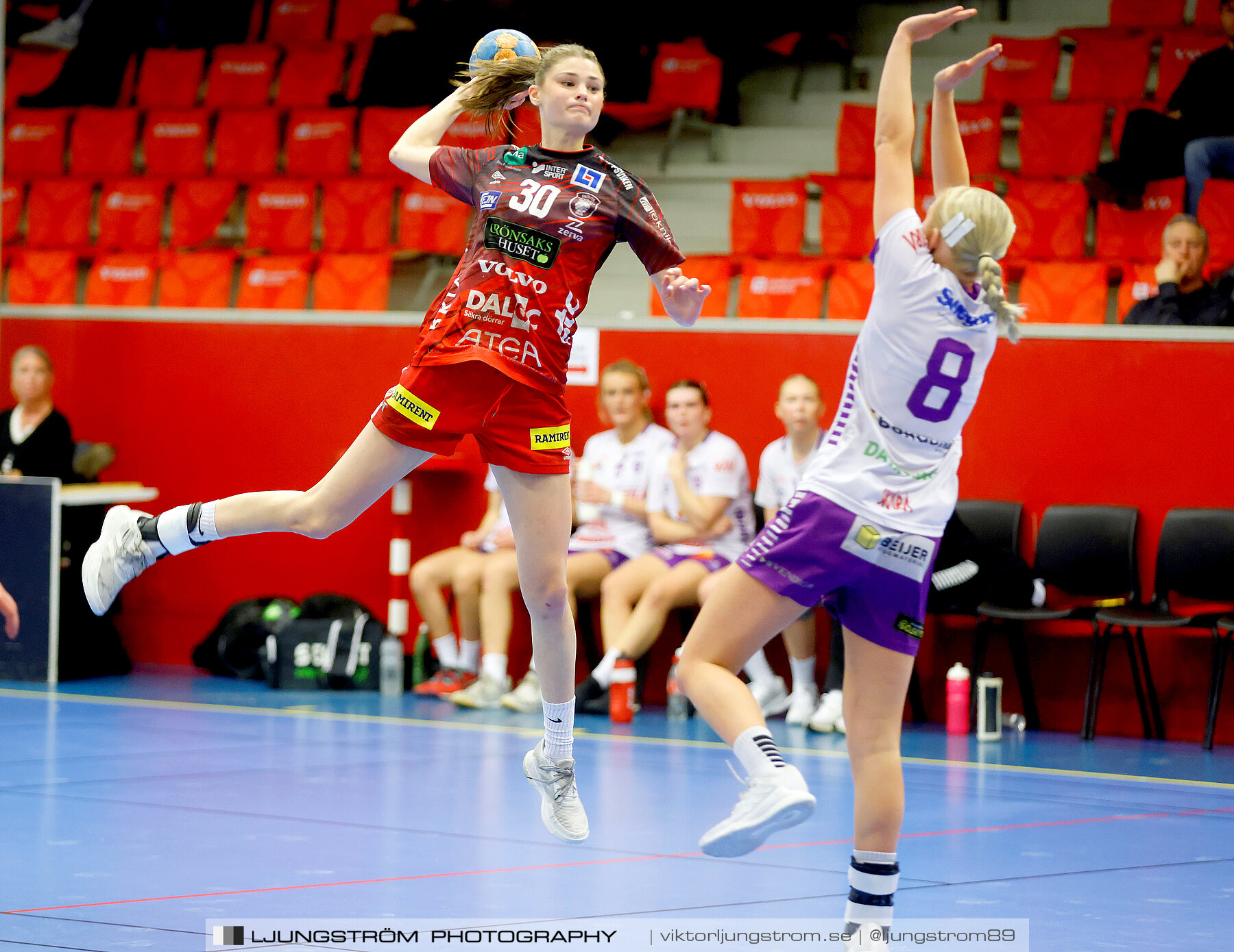 Somby/Skövde-Skara HF U 28-27,dam,Skövde Idrottshall,Skövde,Sverige,Handboll,,2023,305234