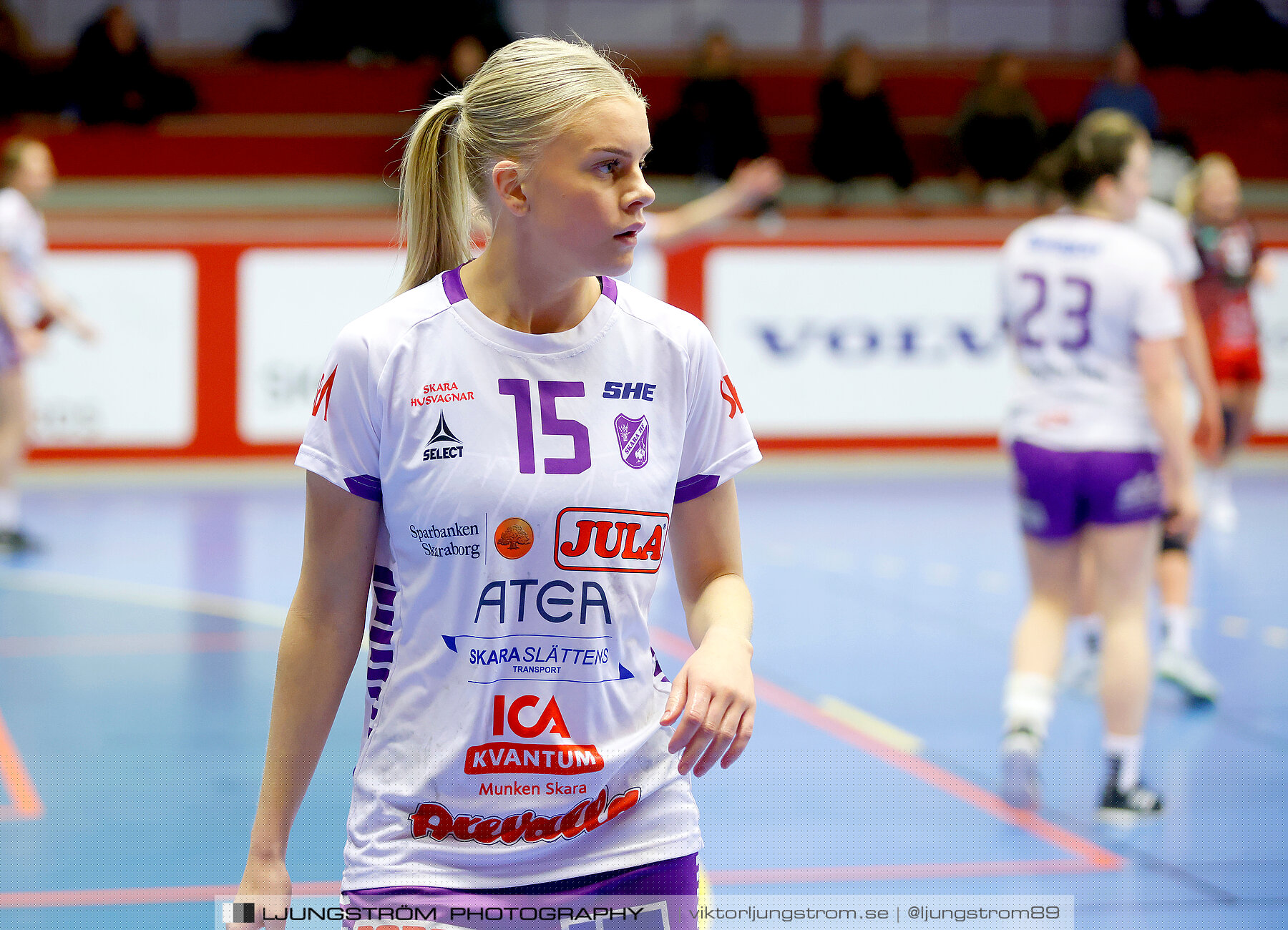 Somby/Skövde-Skara HF U 28-27,dam,Skövde Idrottshall,Skövde,Sverige,Handboll,,2023,305247