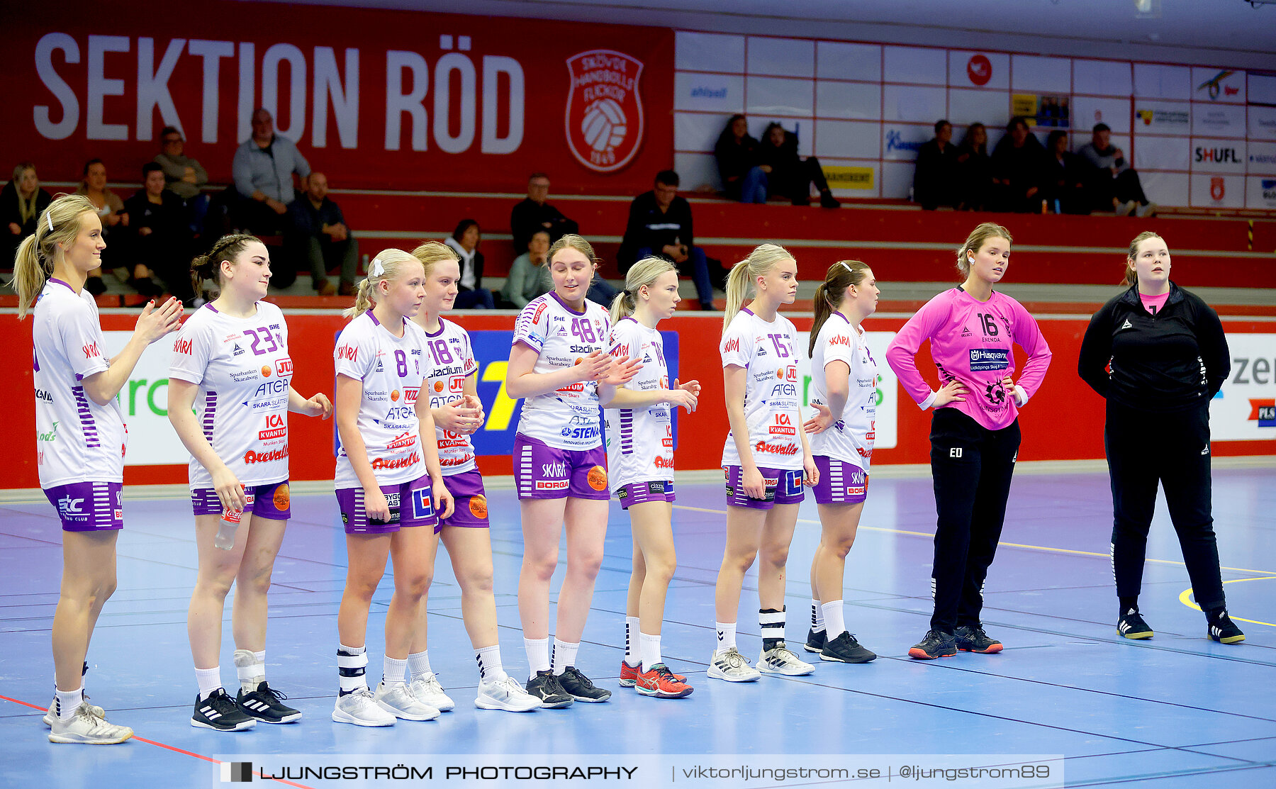 Somby/Skövde-Skara HF U 28-27,dam,Skövde Idrottshall,Skövde,Sverige,Handboll,,2023,305277