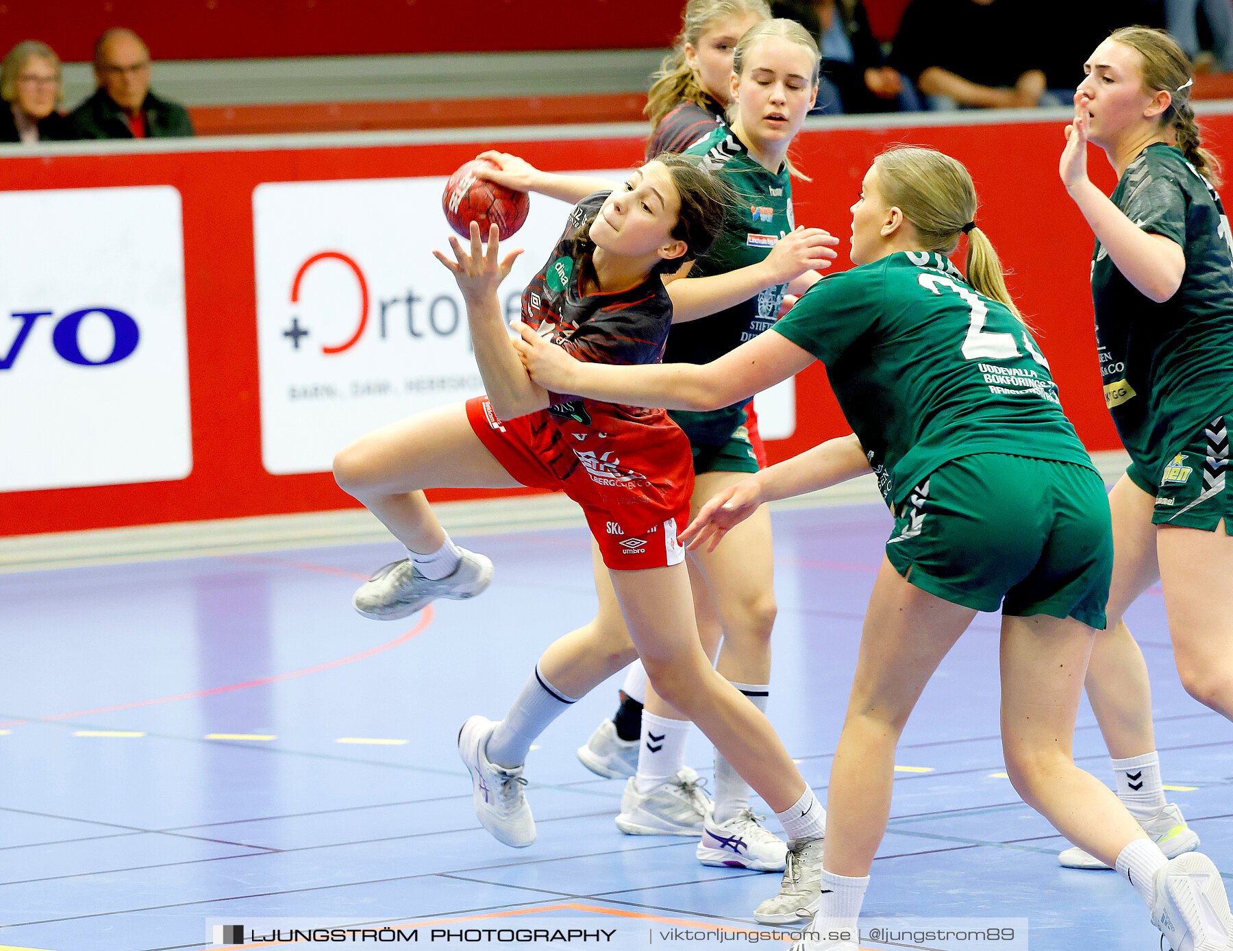 USM F16 Steg 4 Skövde HF 1-GF Kroppskultur 1 25-18,dam,Skövde Idrottshall,Skövde,Sverige,Ungdoms-SM,Handboll,2023,305595