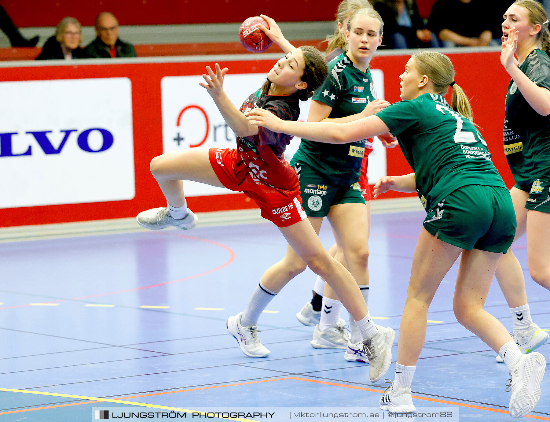 USM F16 Steg 4 Skövde HF 1-GF Kroppskultur 1 25-18,dam,Skövde Idrottshall,Skövde,Sverige,Ungdoms-SM,Handboll,2023,305596