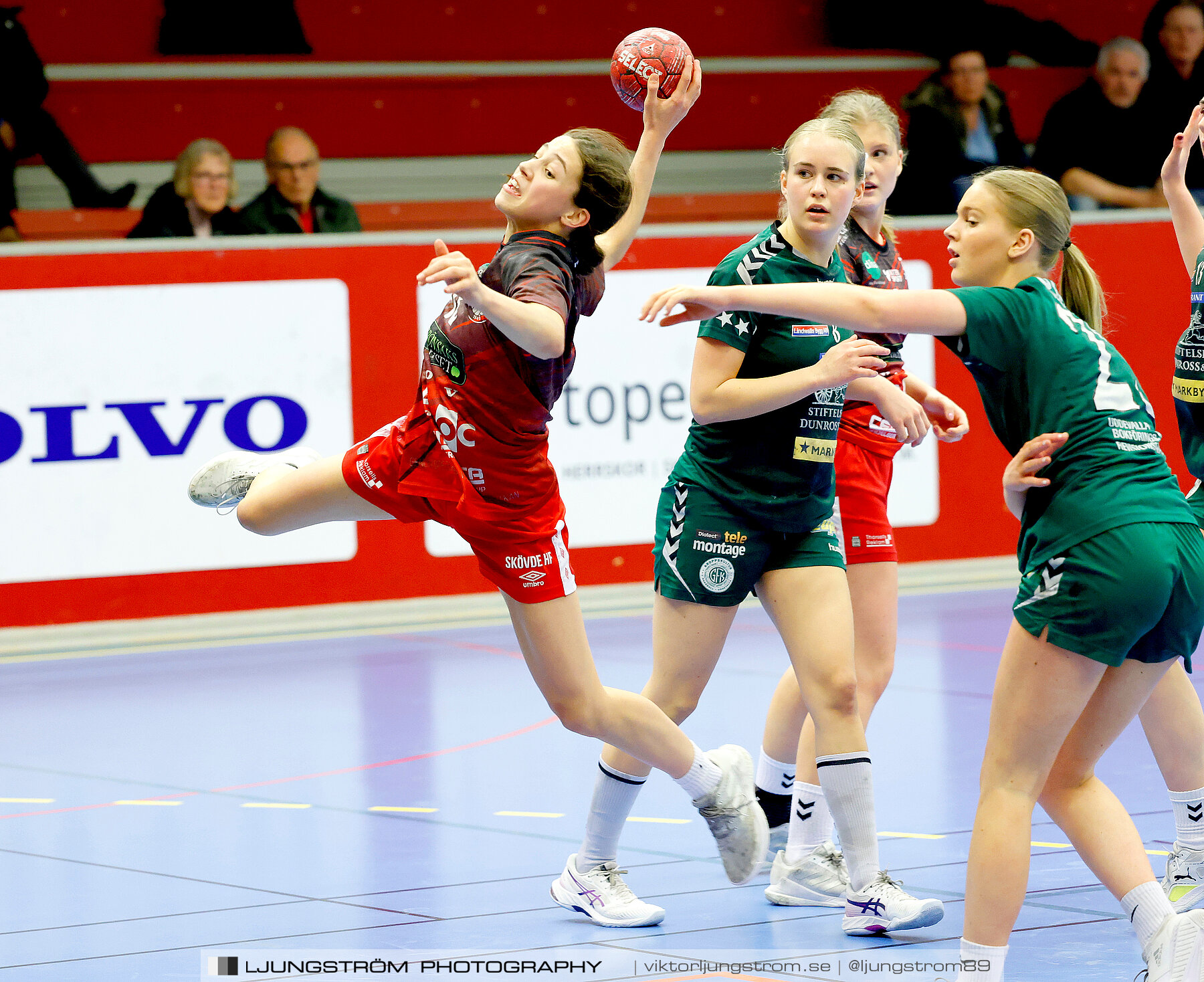 USM F16 Steg 4 Skövde HF 1-GF Kroppskultur 1 25-18,dam,Skövde Idrottshall,Skövde,Sverige,Ungdoms-SM,Handboll,2023,305598