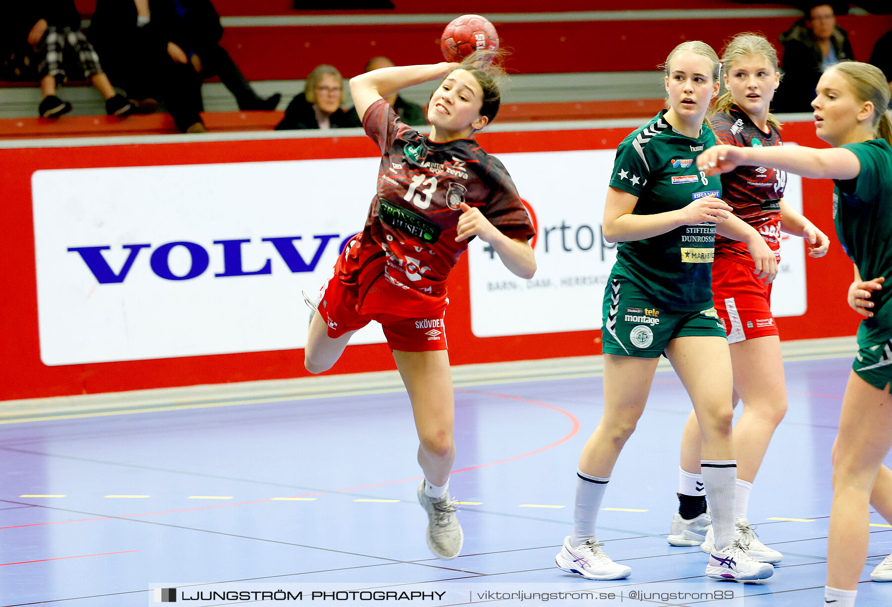 USM F16 Steg 4 Skövde HF 1-GF Kroppskultur 1 25-18,dam,Skövde Idrottshall,Skövde,Sverige,Ungdoms-SM,Handboll,2023,305600