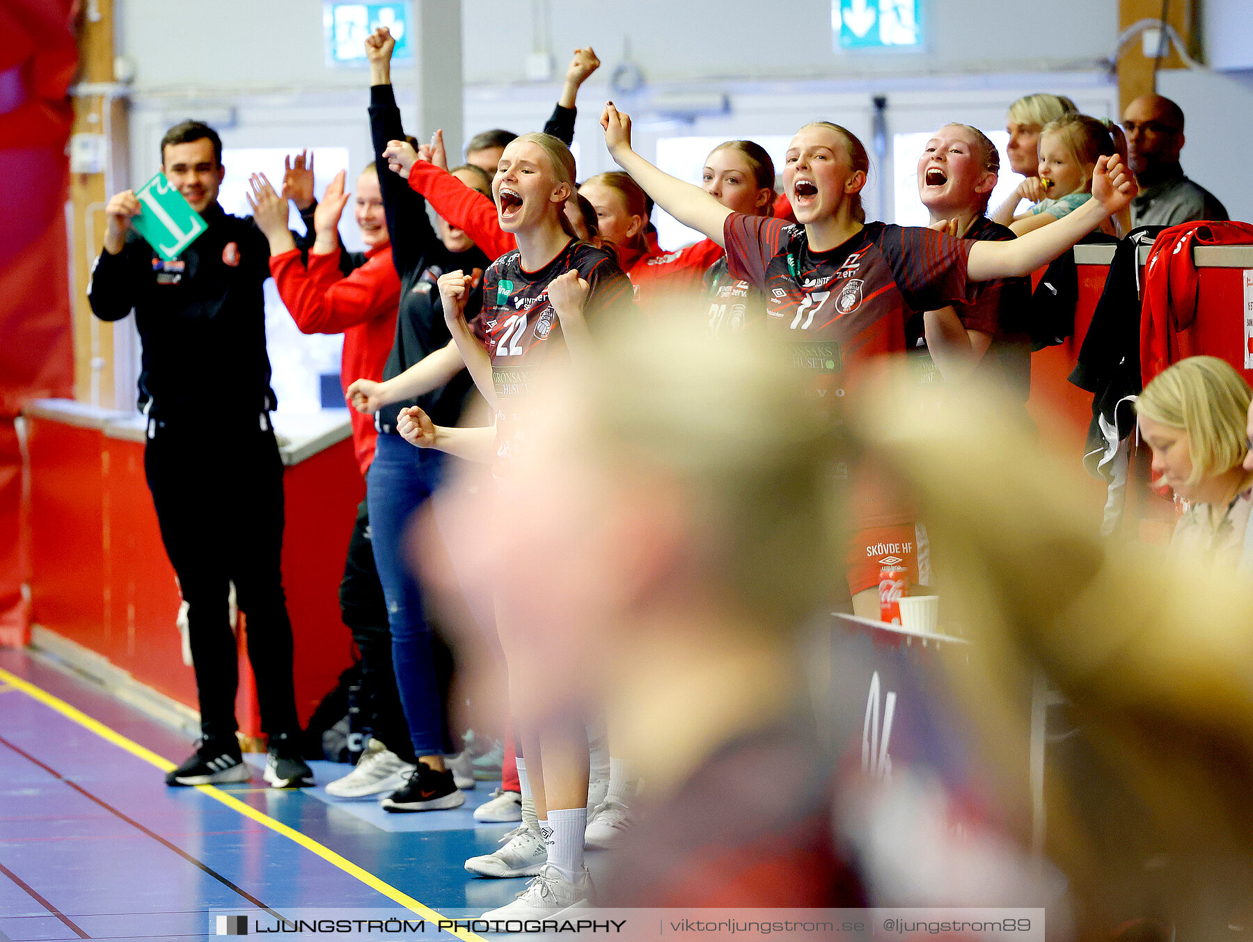 USM F16 Steg 4 Skövde HF 1-GF Kroppskultur 1 25-18,dam,Skövde Idrottshall,Skövde,Sverige,Ungdoms-SM,Handboll,2023,305601