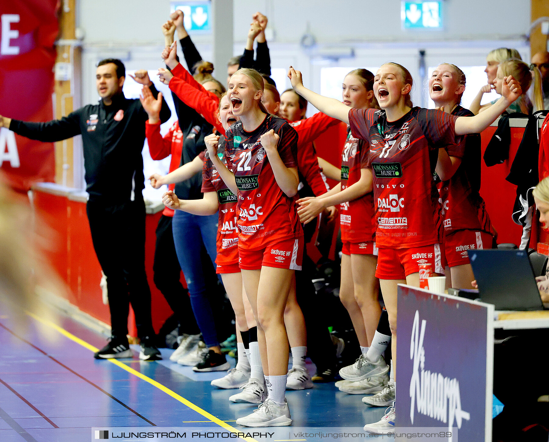 USM F16 Steg 4 Skövde HF 1-GF Kroppskultur 1 25-18,dam,Skövde Idrottshall,Skövde,Sverige,Ungdoms-SM,Handboll,2023,305602