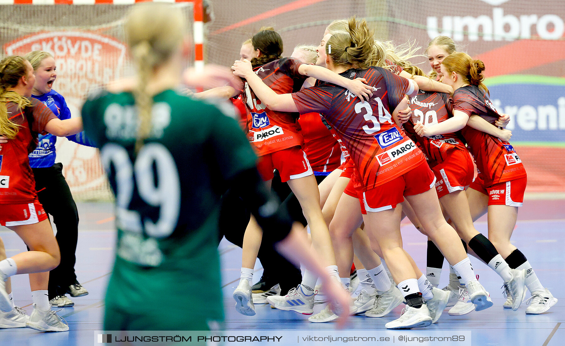 USM F16 Steg 4 Skövde HF 1-GF Kroppskultur 1 25-18,dam,Skövde Idrottshall,Skövde,Sverige,Ungdoms-SM,Handboll,2023,305610